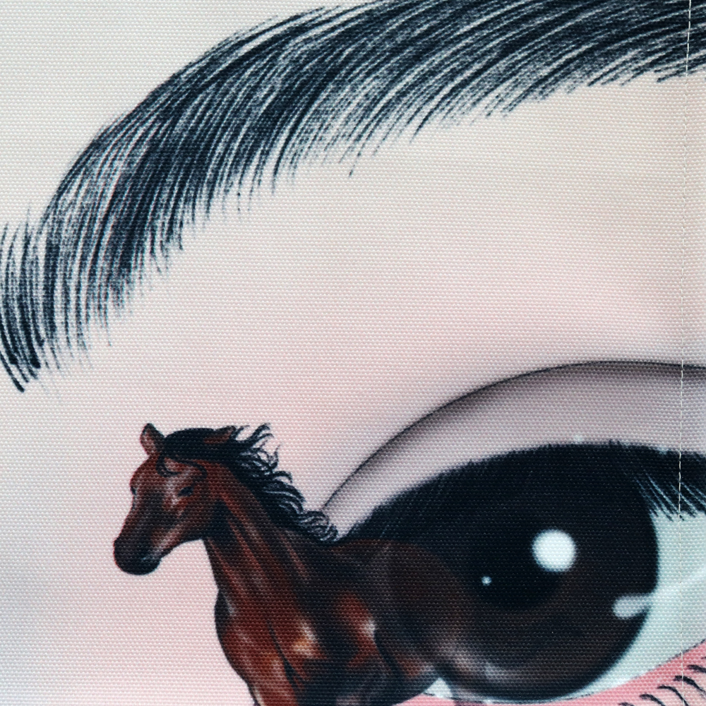 MIKI KIM - RUNNING HORSE FABRIC POSTER