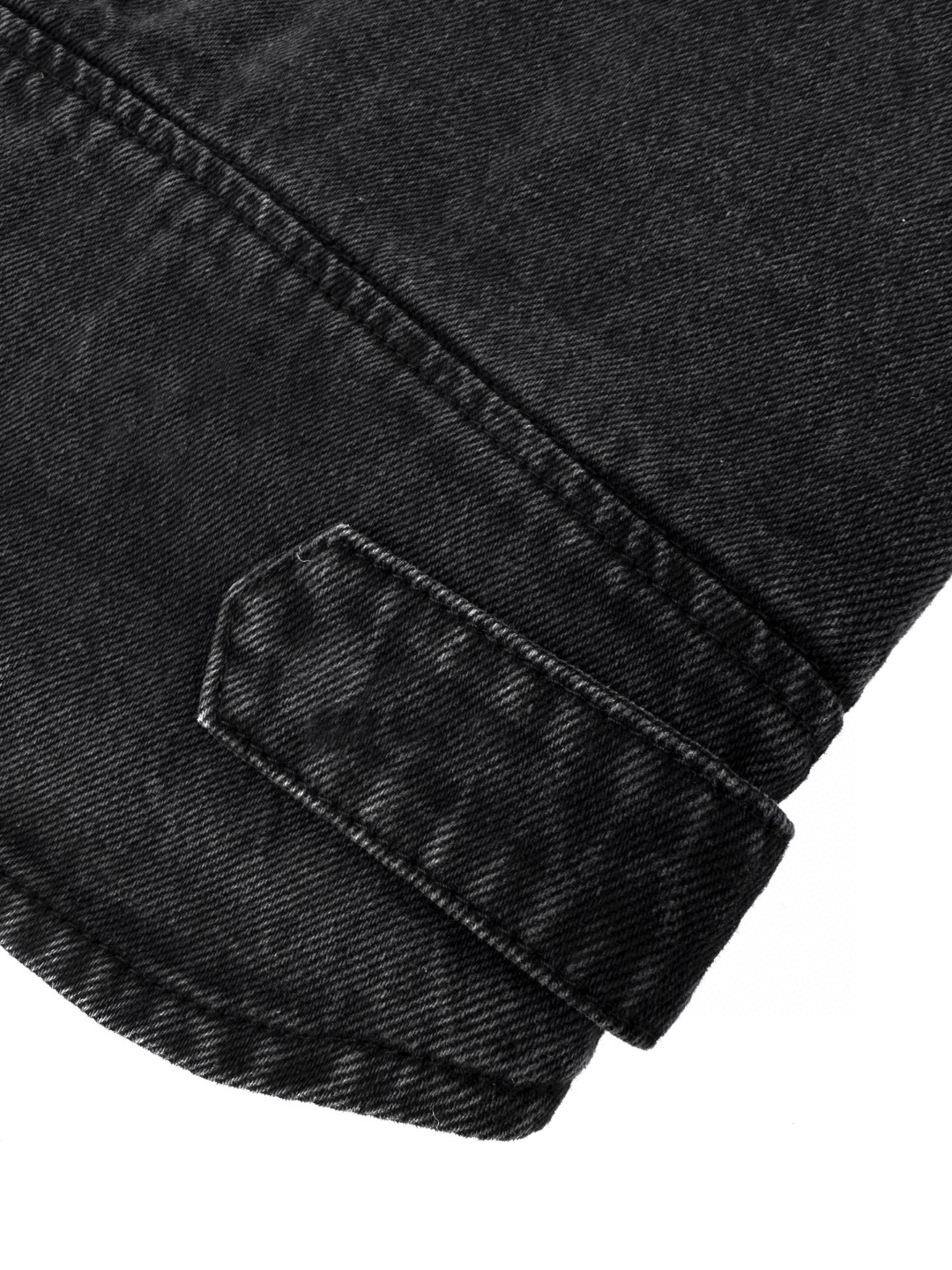 구찌 웹 스트라이프 데님 바이커 재킷