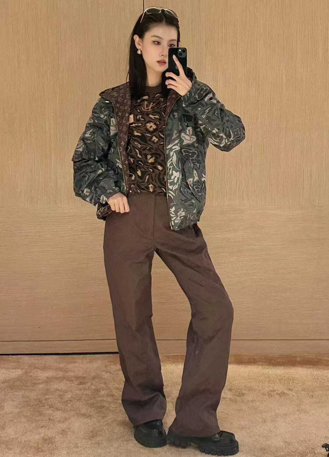 루이비통 모노그램 리버서블 윈드브레이커 바람막이