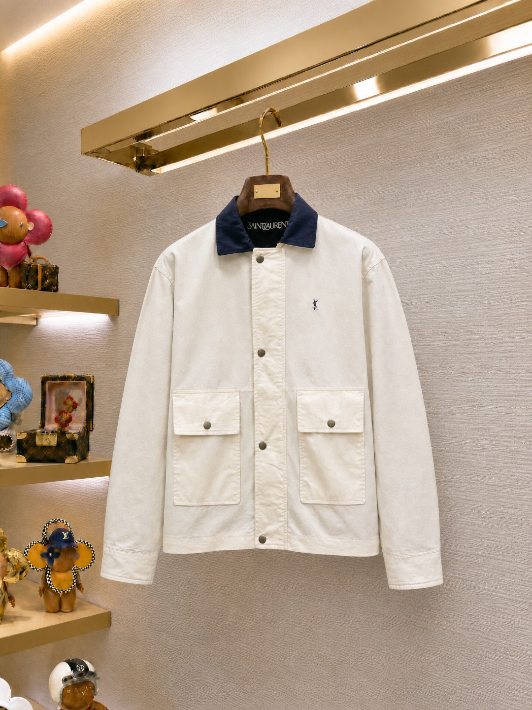 YSL 생로랑 양면 리버시블 재킷