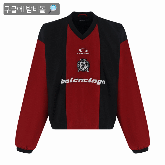 발렌시아가 컬러블록 맨체스터 유나이티드 로고 자수