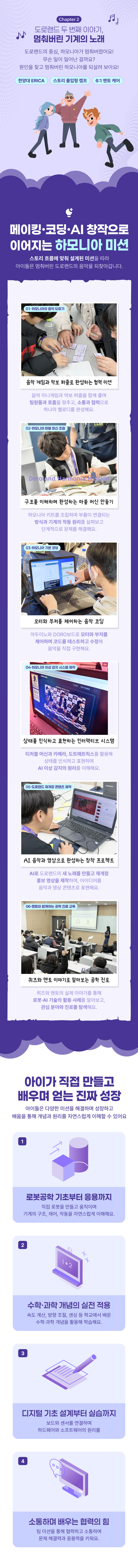 [5기 : 26. 08. 01 (토) ~ 2 (일)] CHAPTER 2 ‘멈춰버린 기계의 노래’ AI·로봇 캠프 [공대체험 할인]
