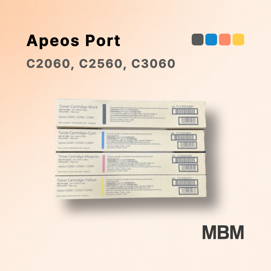 ApeosPort C2060 C2560 C3060 정품 토너 세트