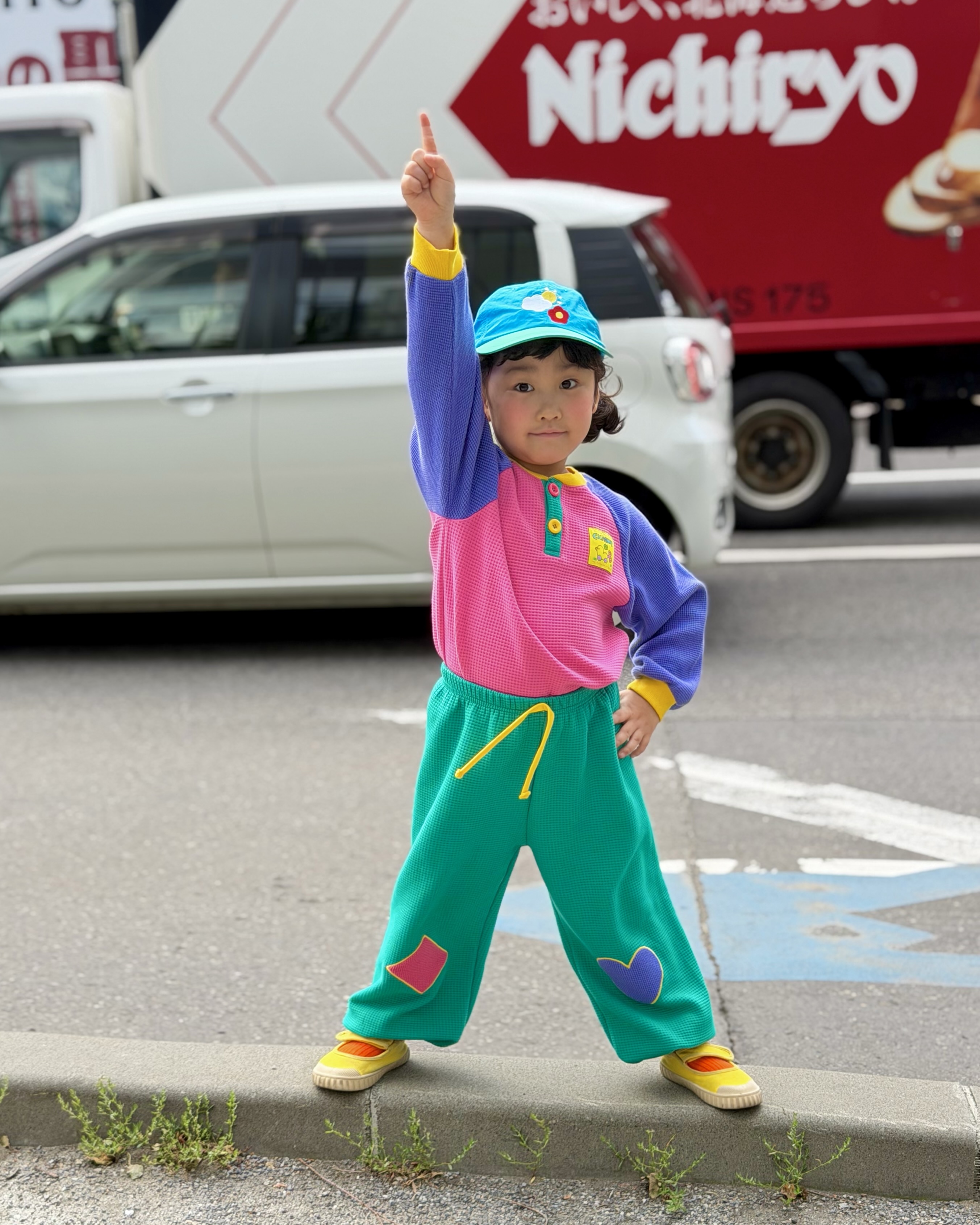 꽃구름캡모자