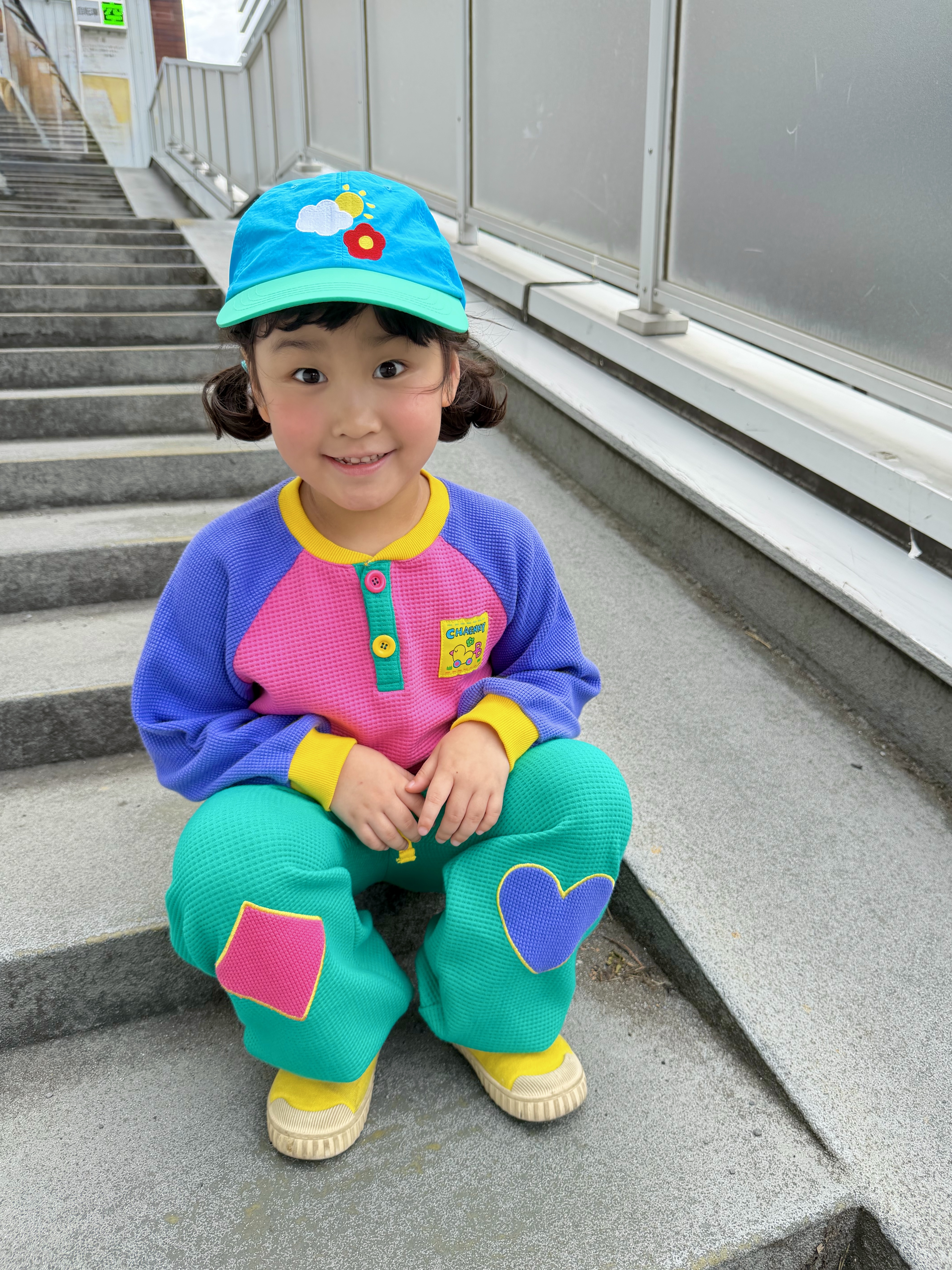꽃구름캡모자