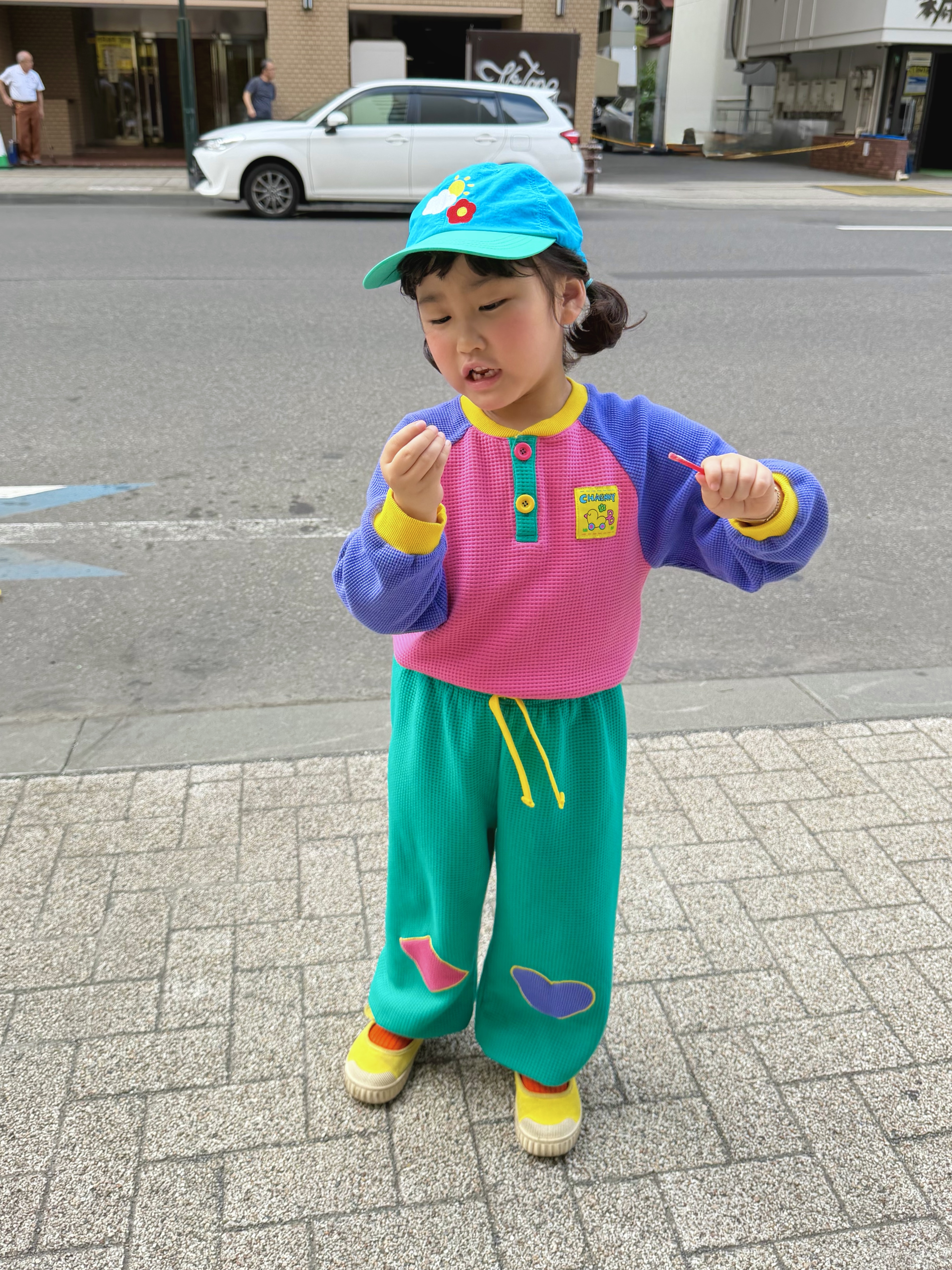 꽃구름캡모자