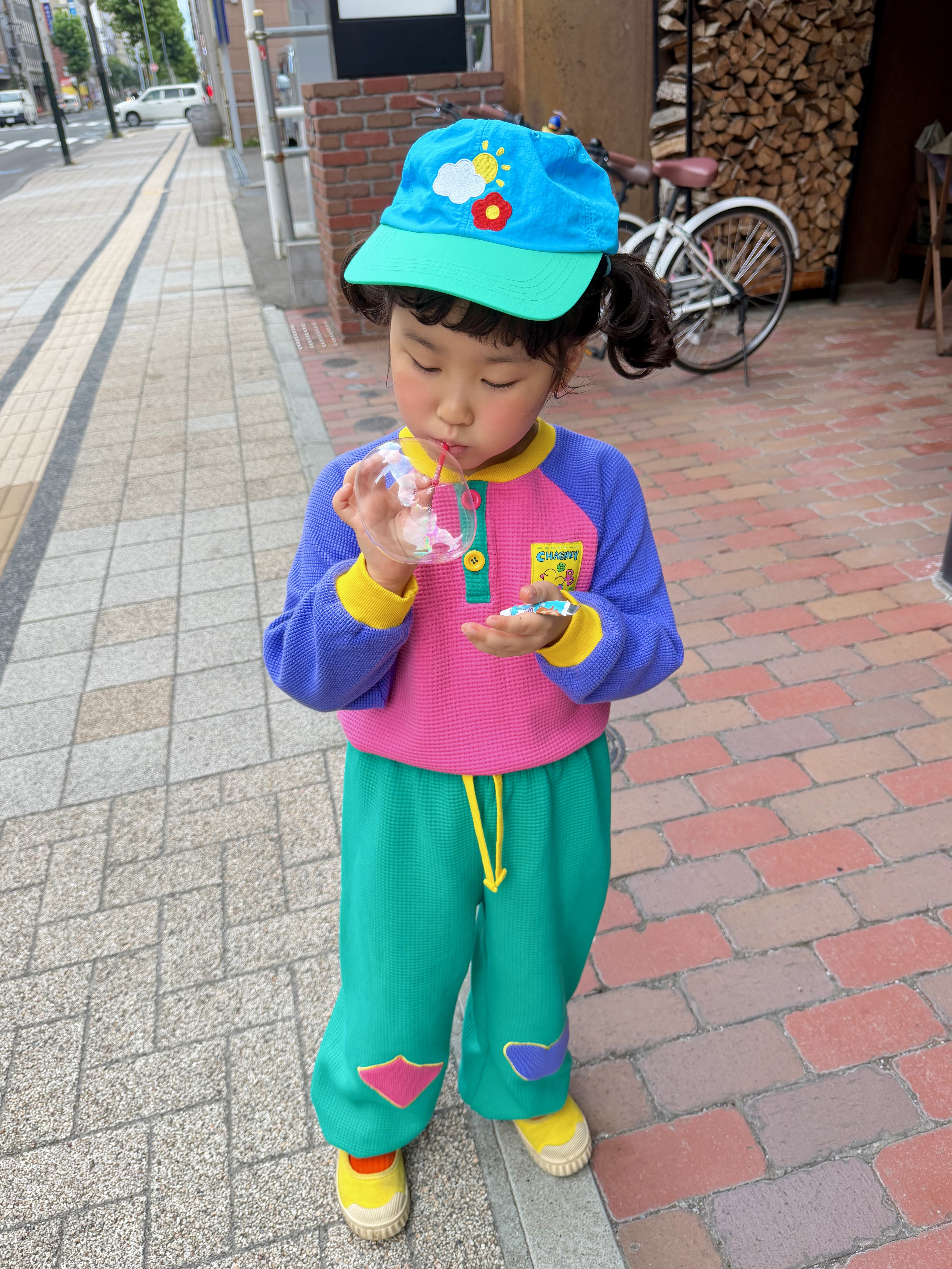 꽃구름캡모자