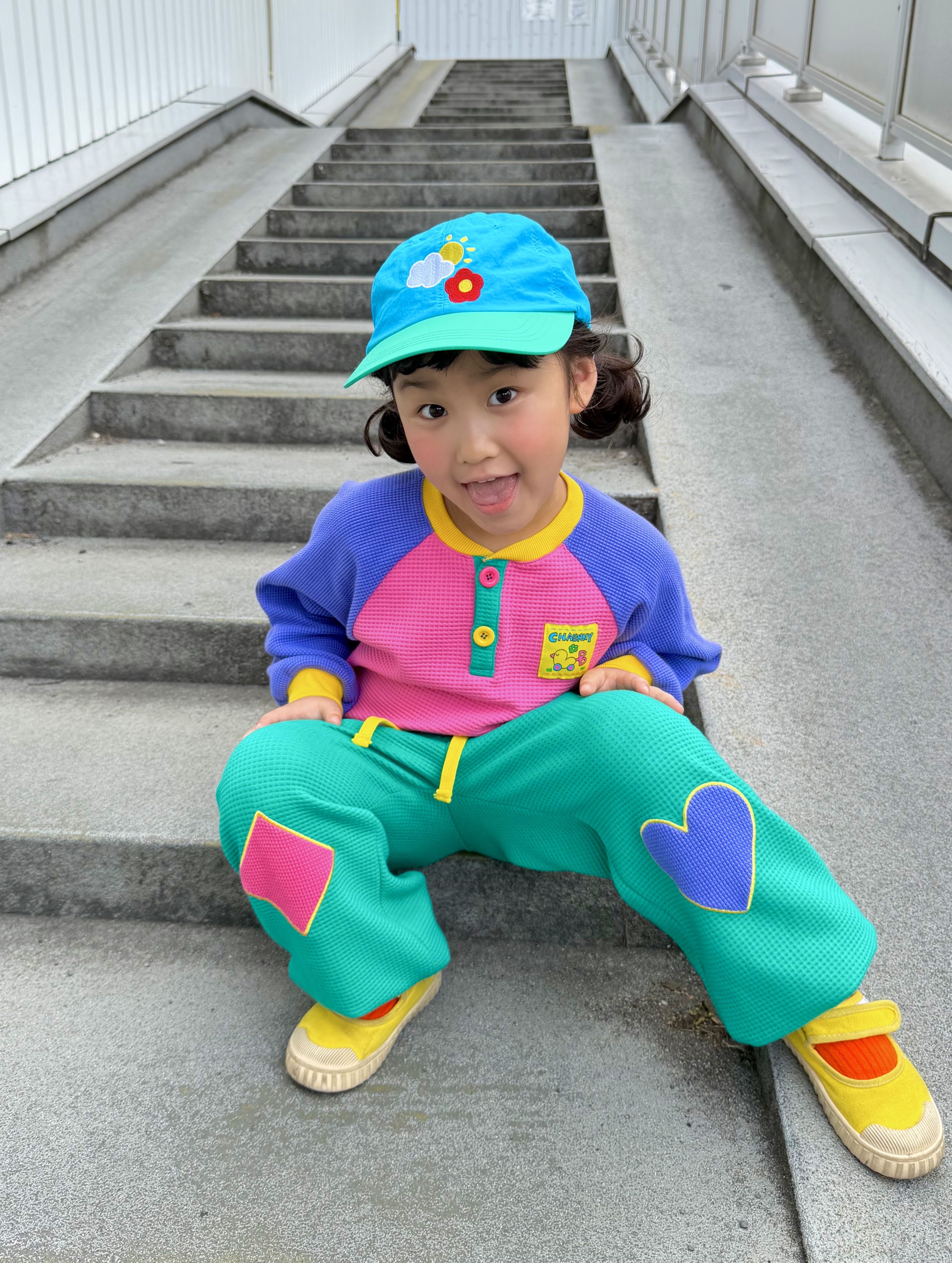 꽃구름캡모자