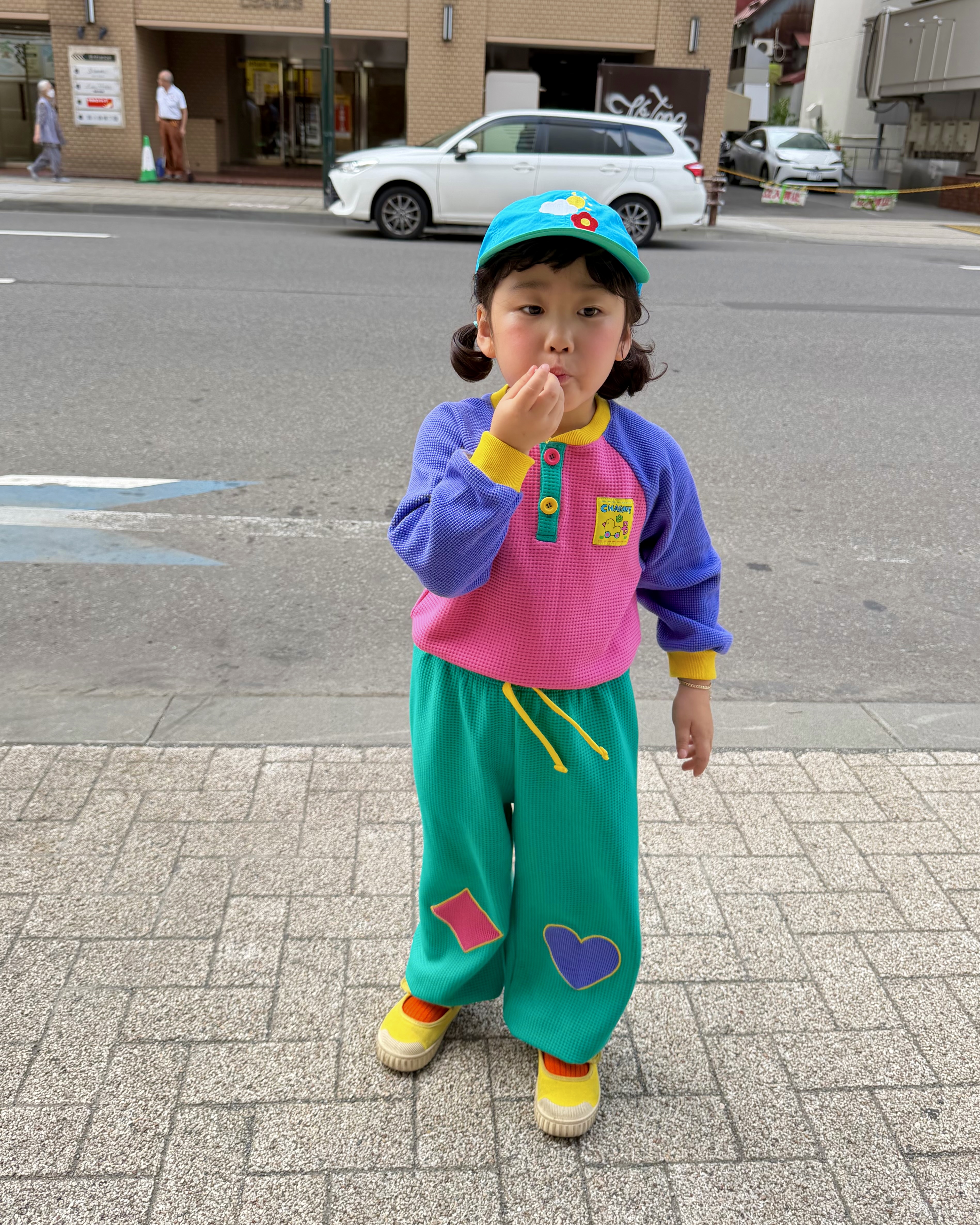 꽃구름캡모자