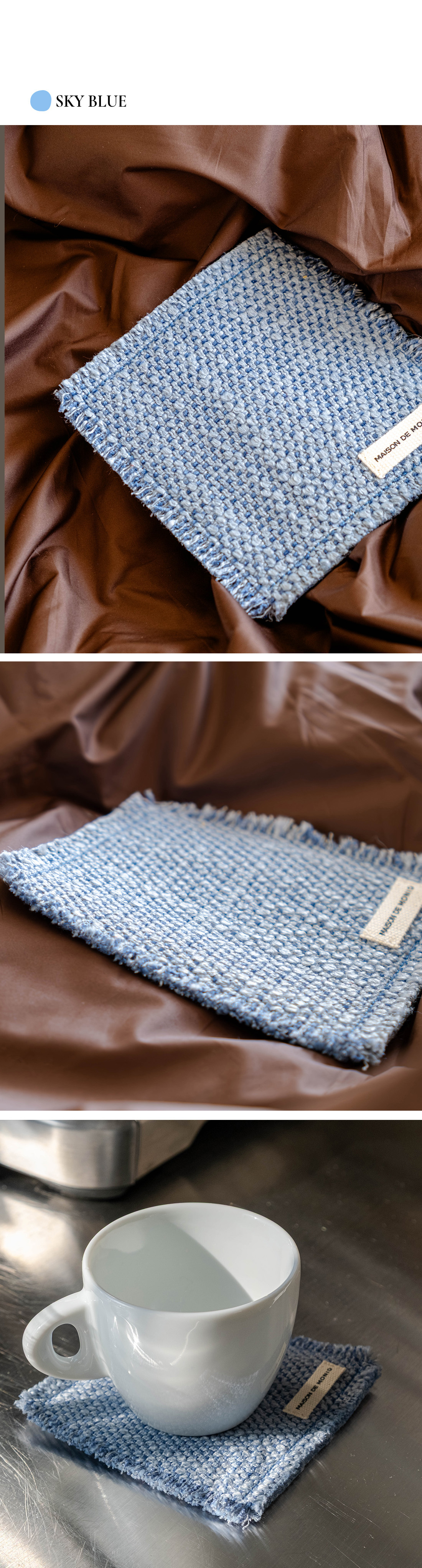 티코스터 Tweed Luxe (6 colors)