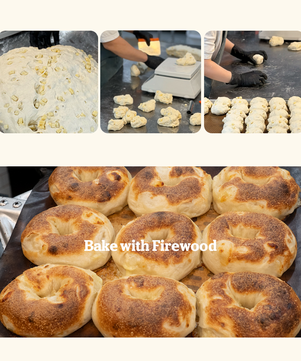 만체고치즈 베이글-Manchego Cheese Bagel