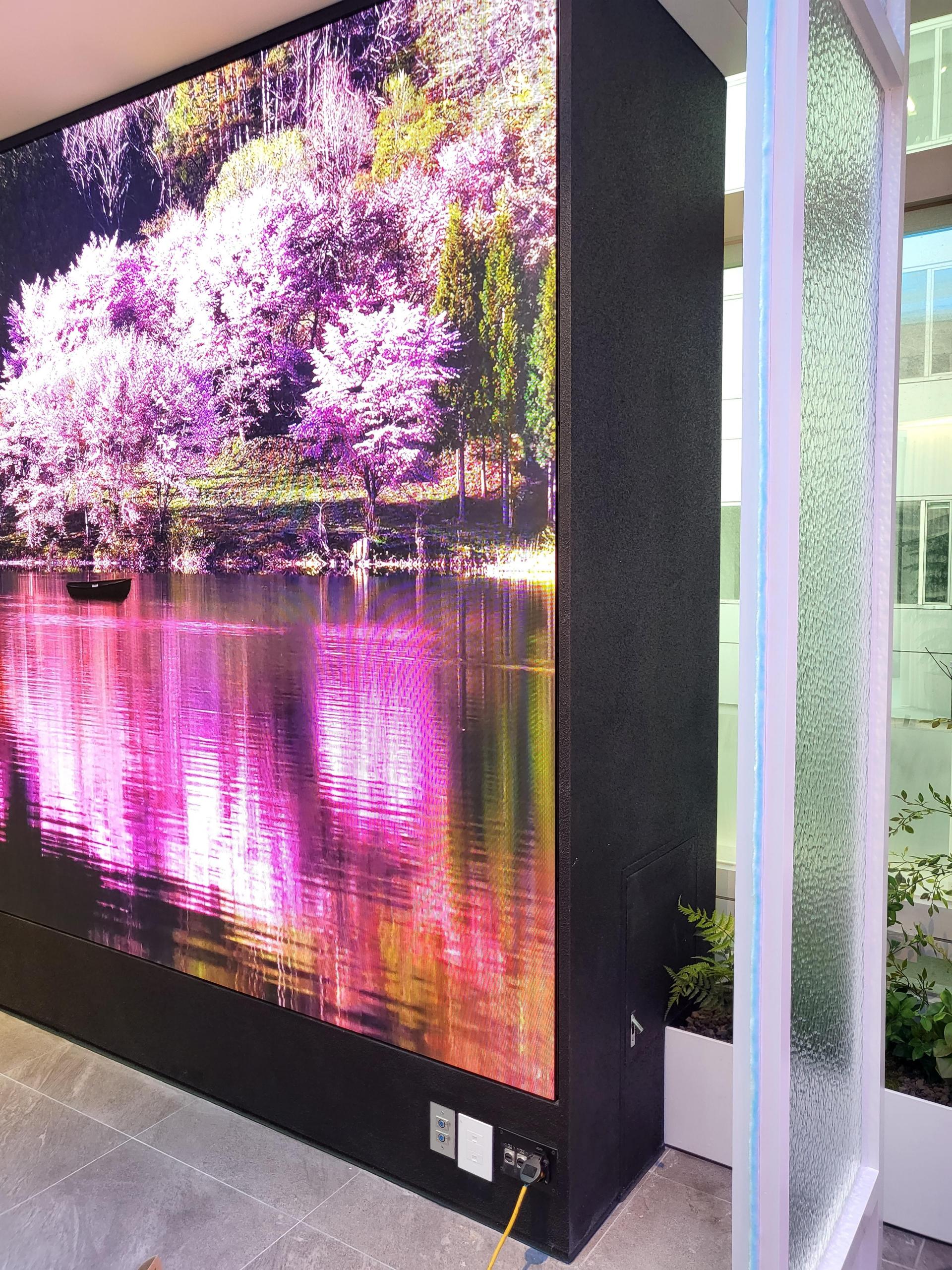 LED 전광판 설치사례 건물 로비&VIP룸 : 빔프로젝터 설치 사례 - 아솔컴퍼니