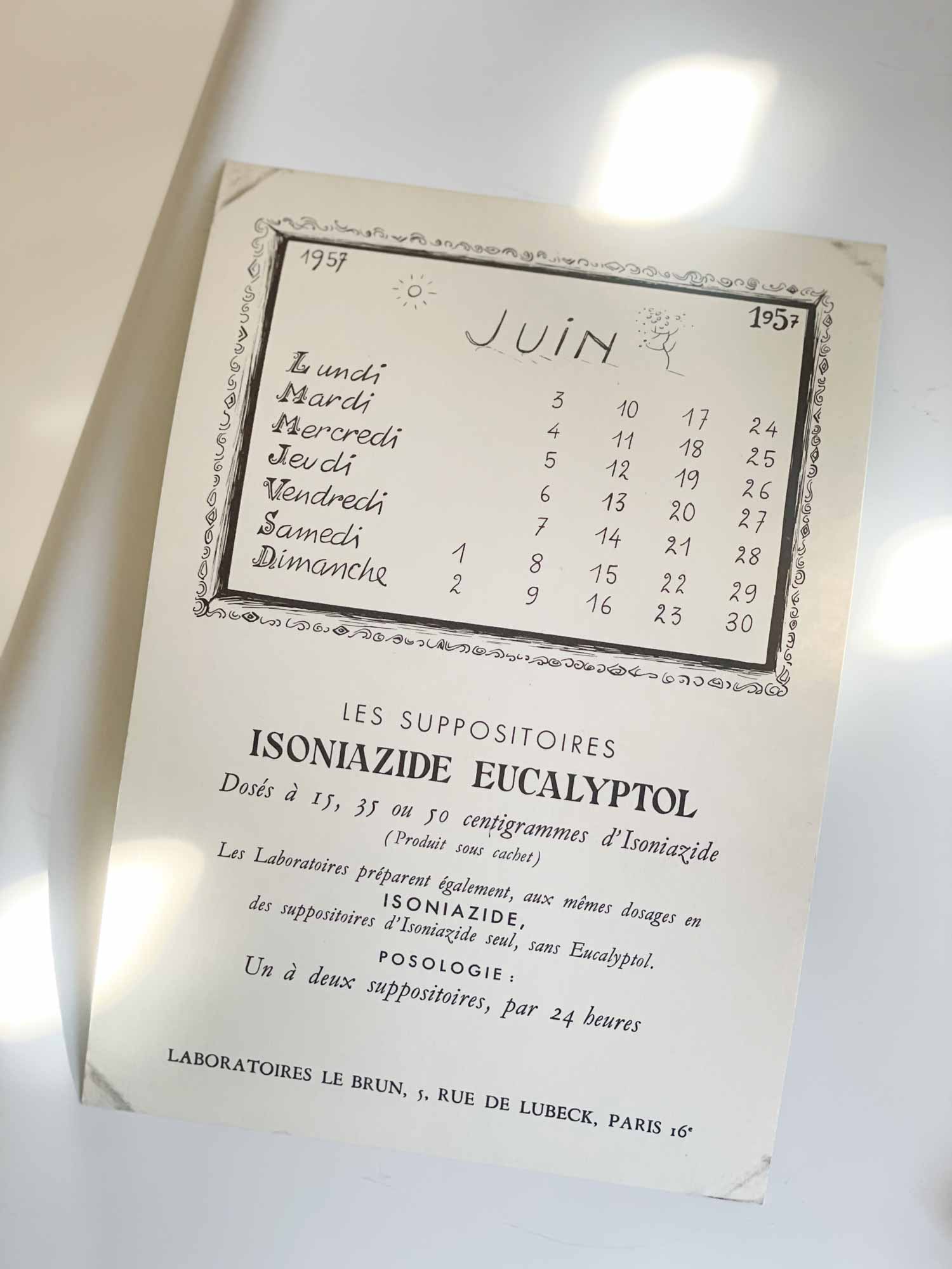 빈티지 장자크 상페 양면 달력 아트포스터 인테리어포스터 액자