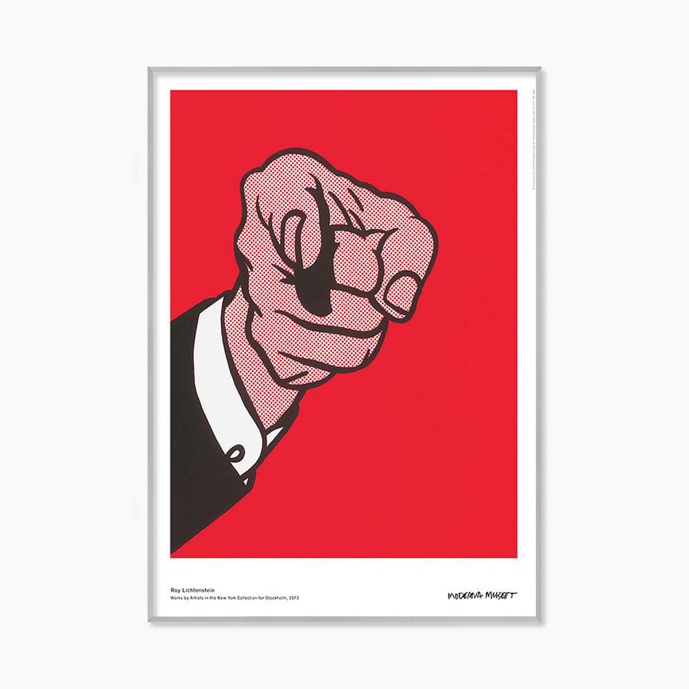 [로이 리히텐슈타인] Finger Pointing 50 x 70 cm