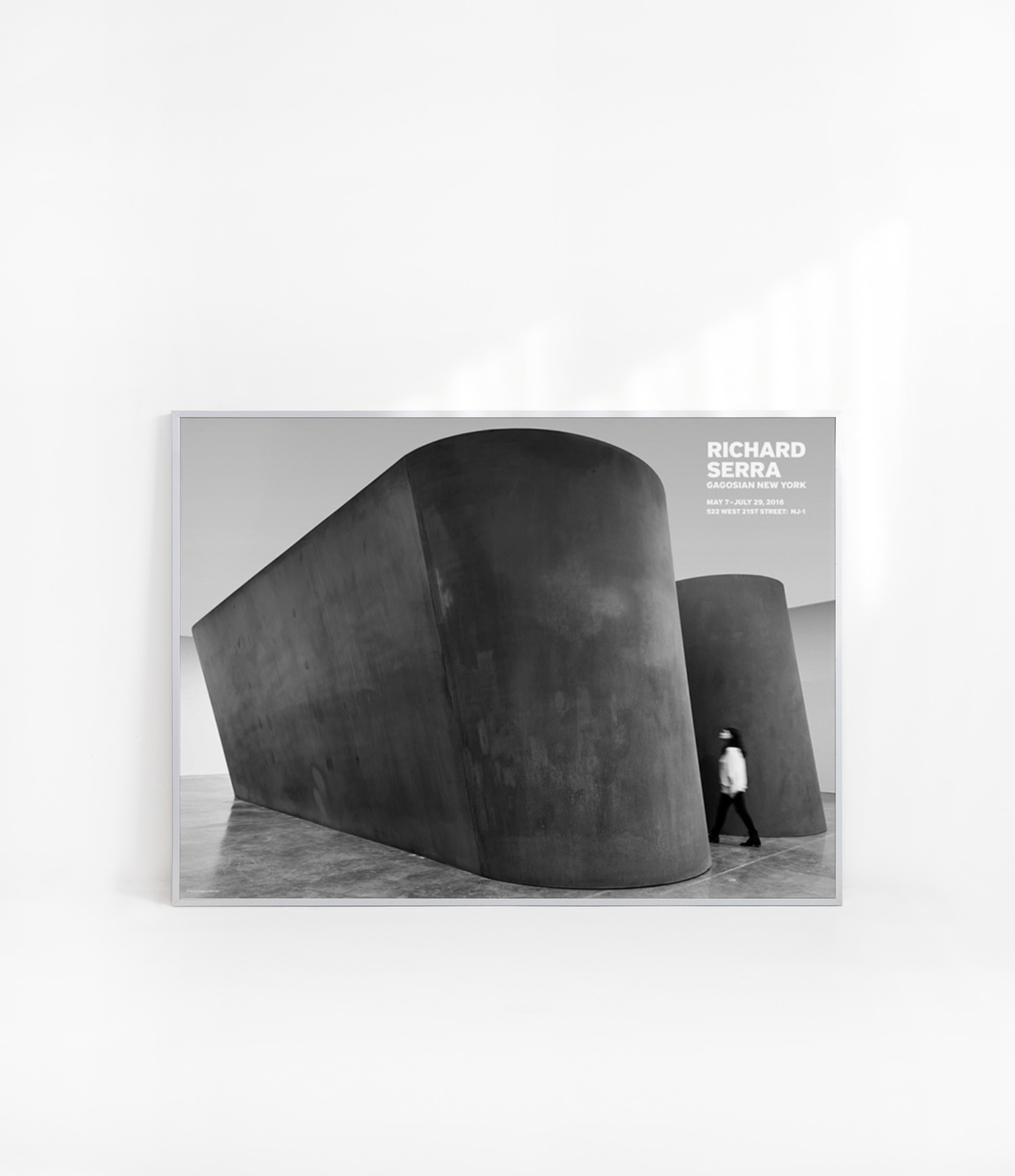 리처드 세라 건축 흑백 사진 대형 아트포스터 인테리어포스터 거실 액자