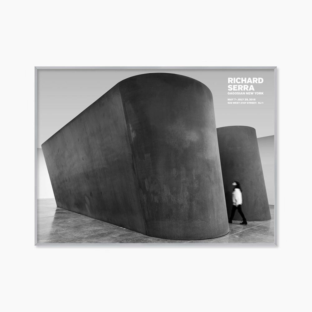 리처드 세라 건축 흑백 사진 대형 아트포스터 인테리어포스터 거실 액자