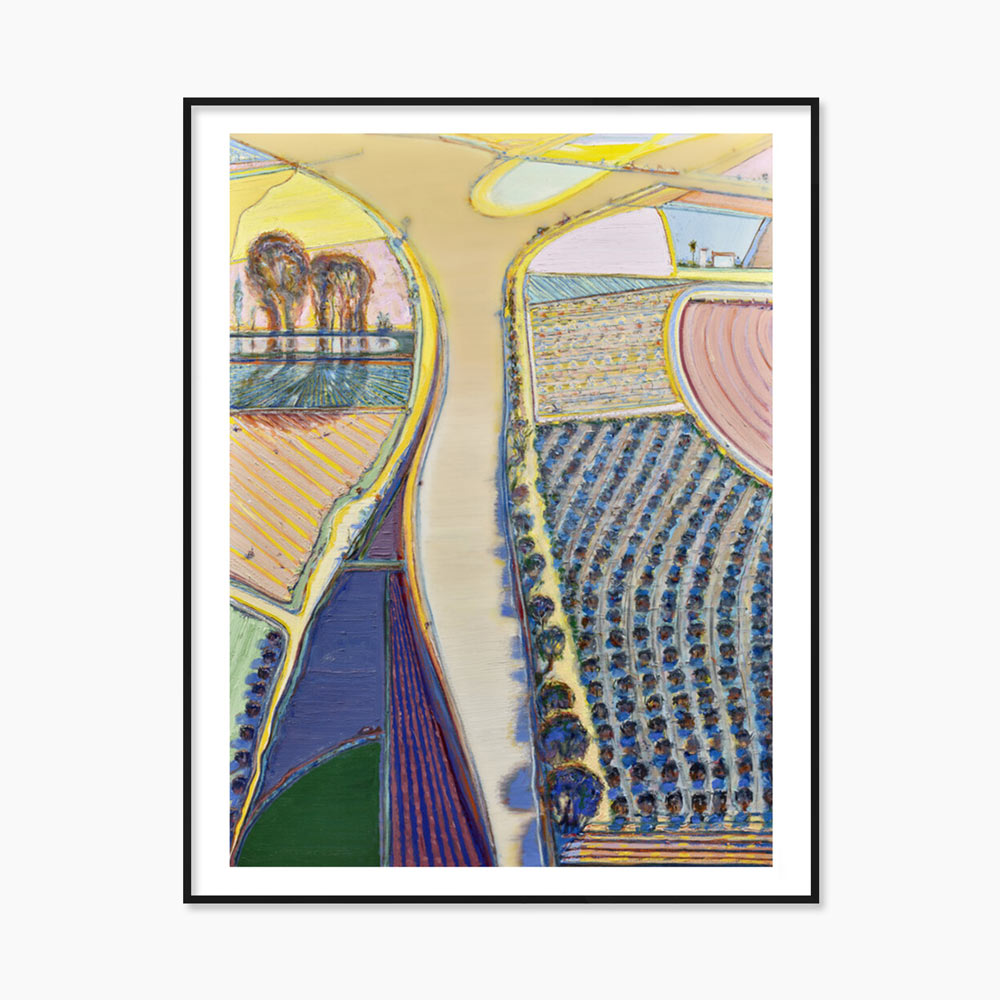 [웨인 티보] River Intersection 56 x 71 cm
