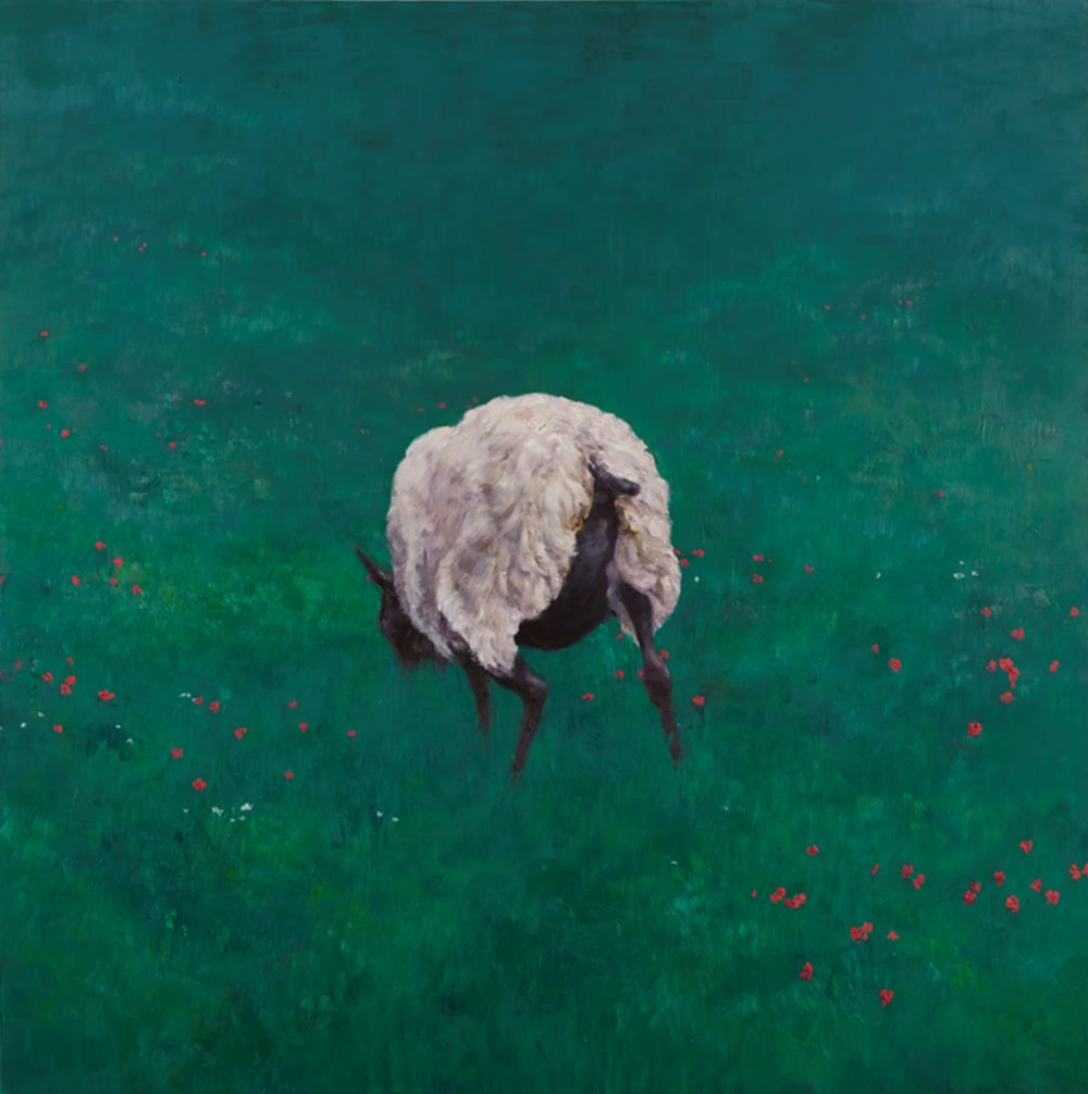 동물 양 포스터