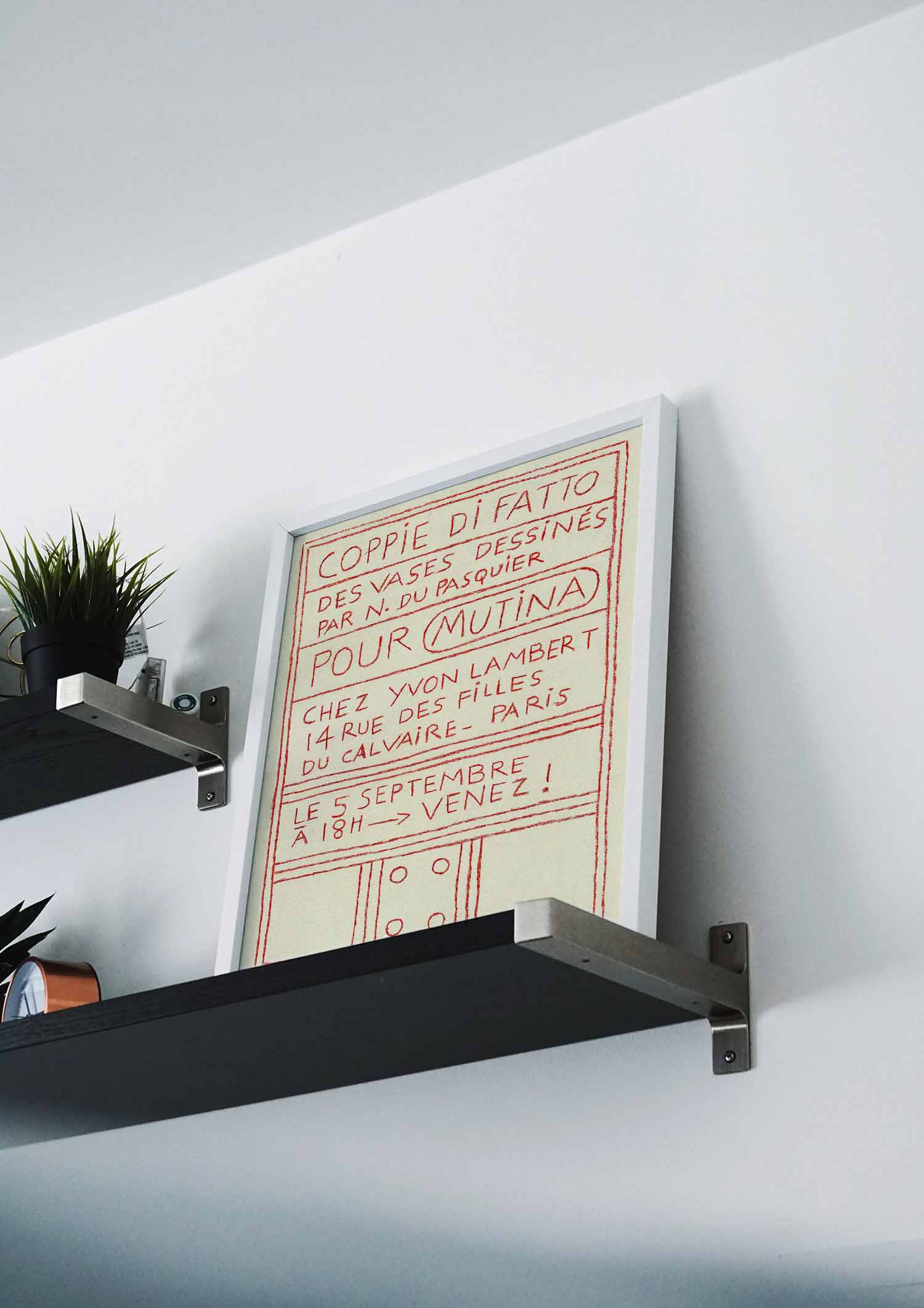 나탈리 뒤 파스퀴에 일러스트 미니 소형 그림 아트포스터 인테리어포스터 액자