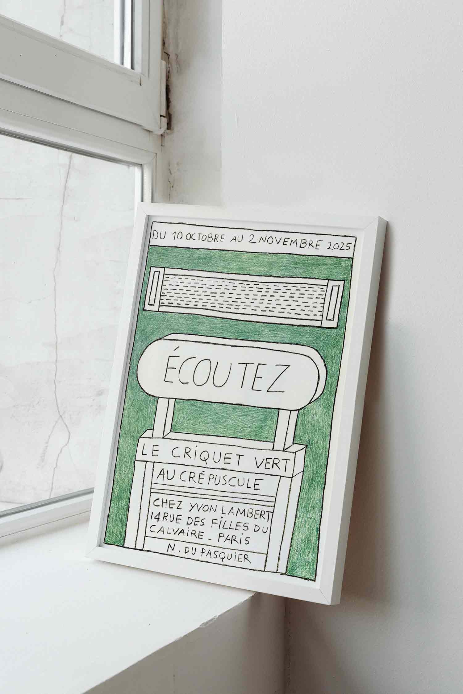 나탈리 뒤 파스퀴에 일러스트 미니 소형 그림 아트포스터 인테리어포스터 액자