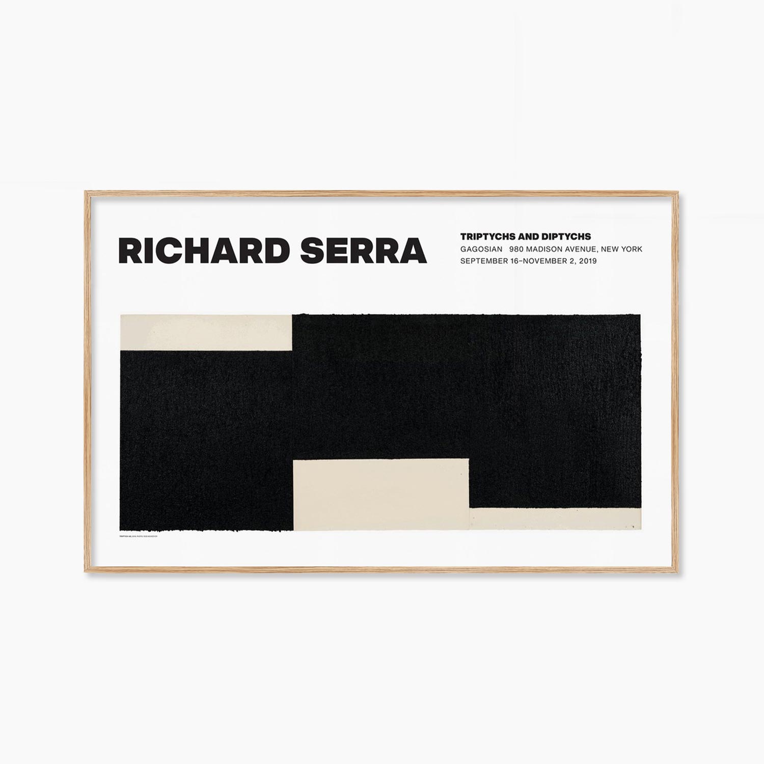 [리처드 세라] Triptychs And Diptychs 추상화 명화 그림 거실 액자 리미티드 빈티지 포스터