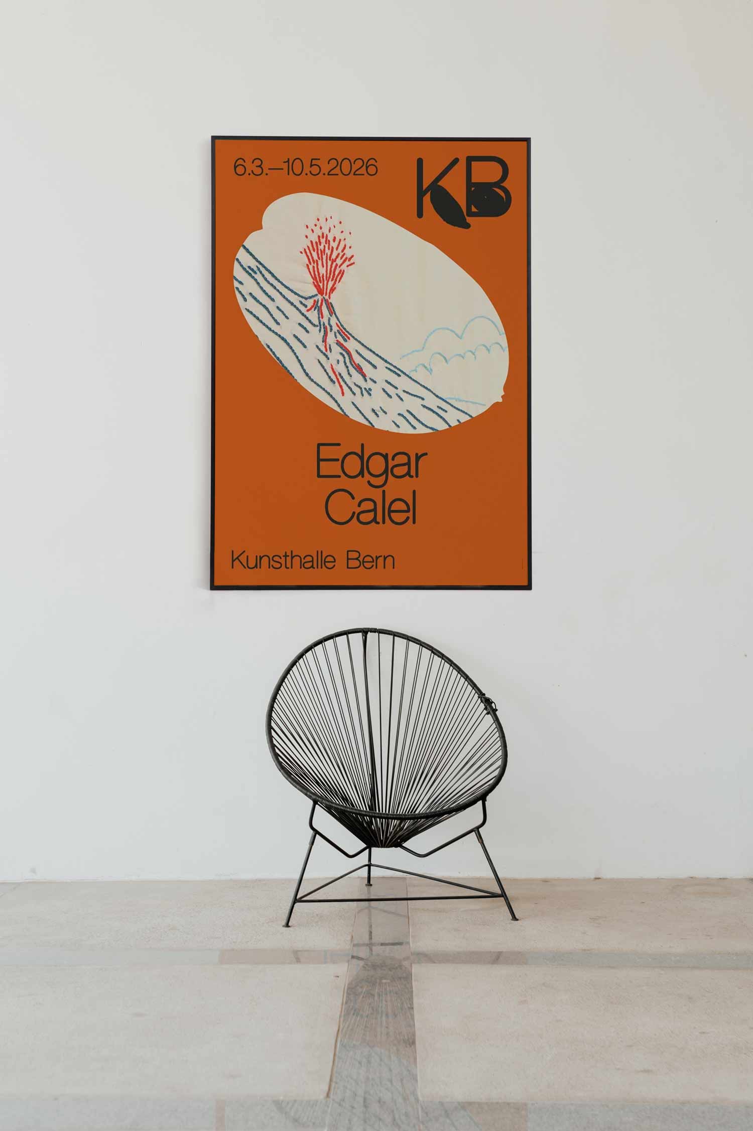 [에드가 칼렐] Edgar Calel (액자 포함) 89.5 × 128 cm