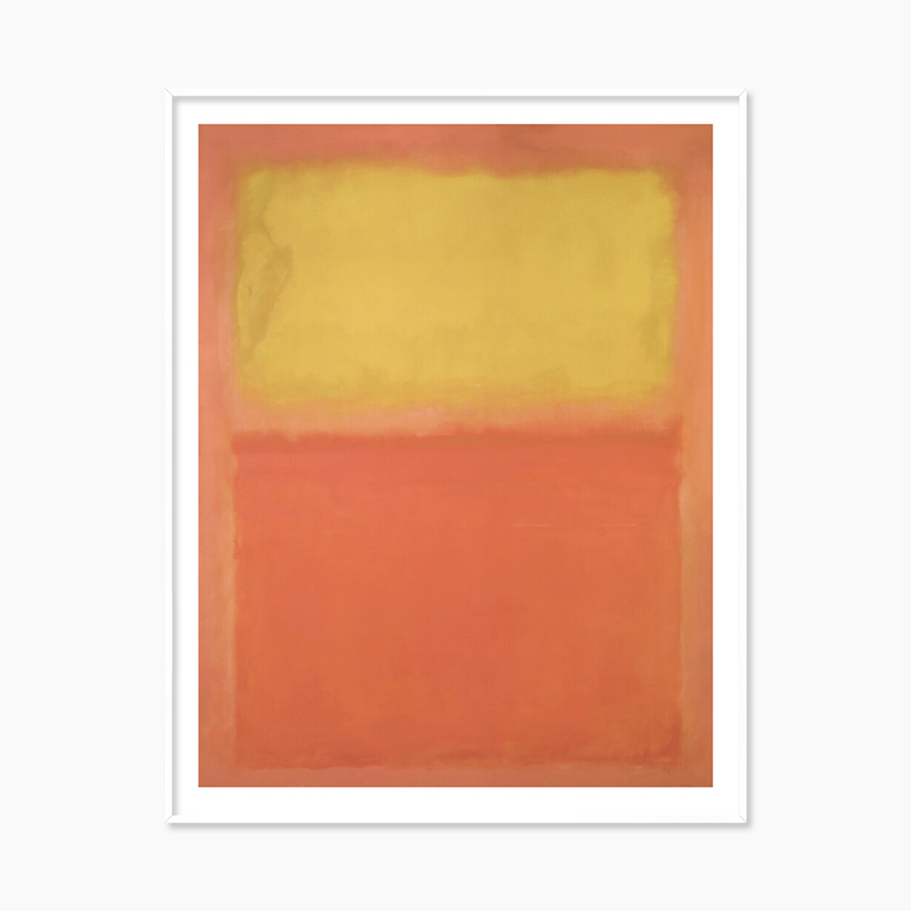 [마크 로스코] Orange and Yellow, Large (액자 포함) 81 x 101 cm