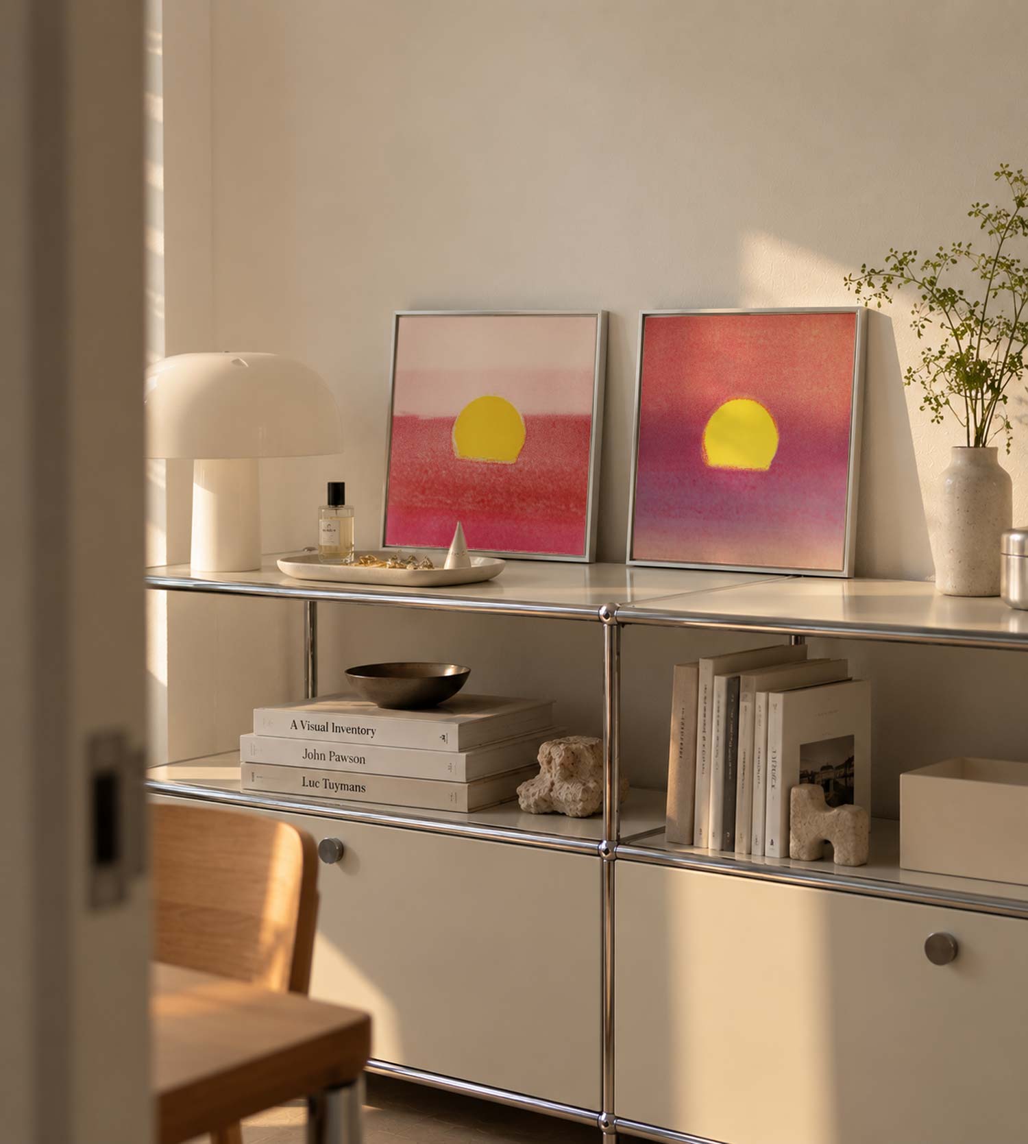 앤디 워홀 Sunset A 30 x 30 cm 선셋 그림 아트포스터 미니 액자