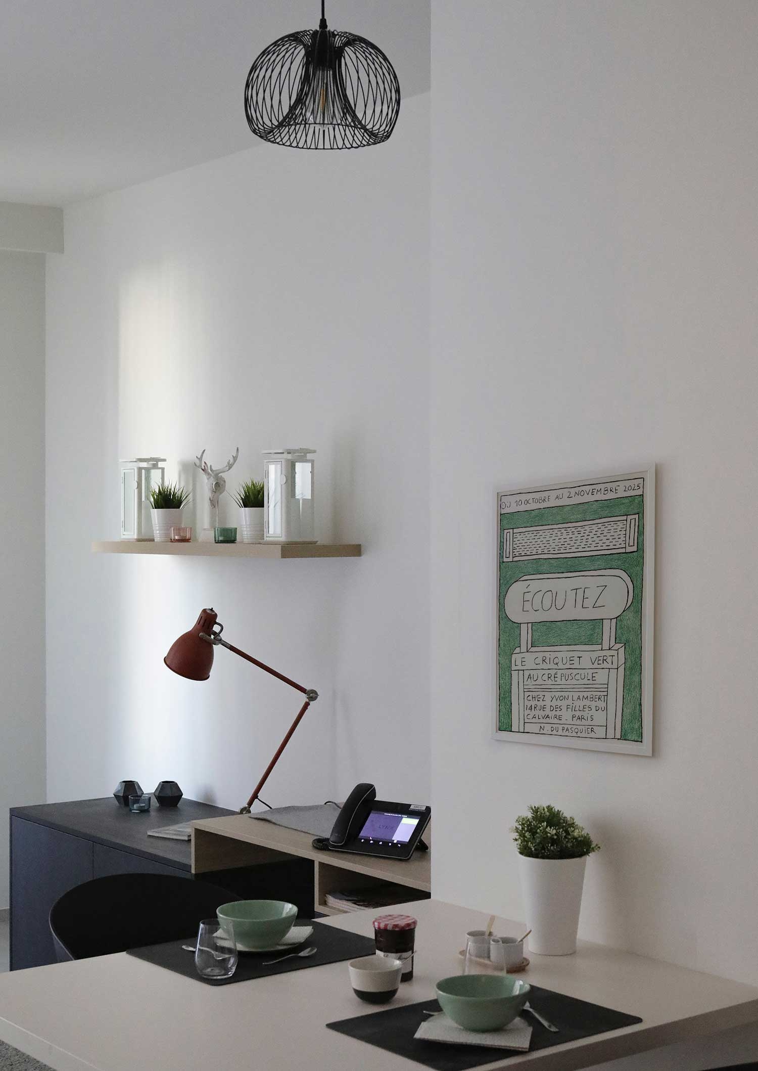 나탈리 뒤 파스퀴에 일러스트 미니 소형 그림 아트포스터 인테리어포스터 액자