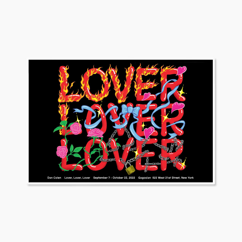 [댄 콜런] Lover Lover Lover (액자 포함) 60.9 × 91.4 cm