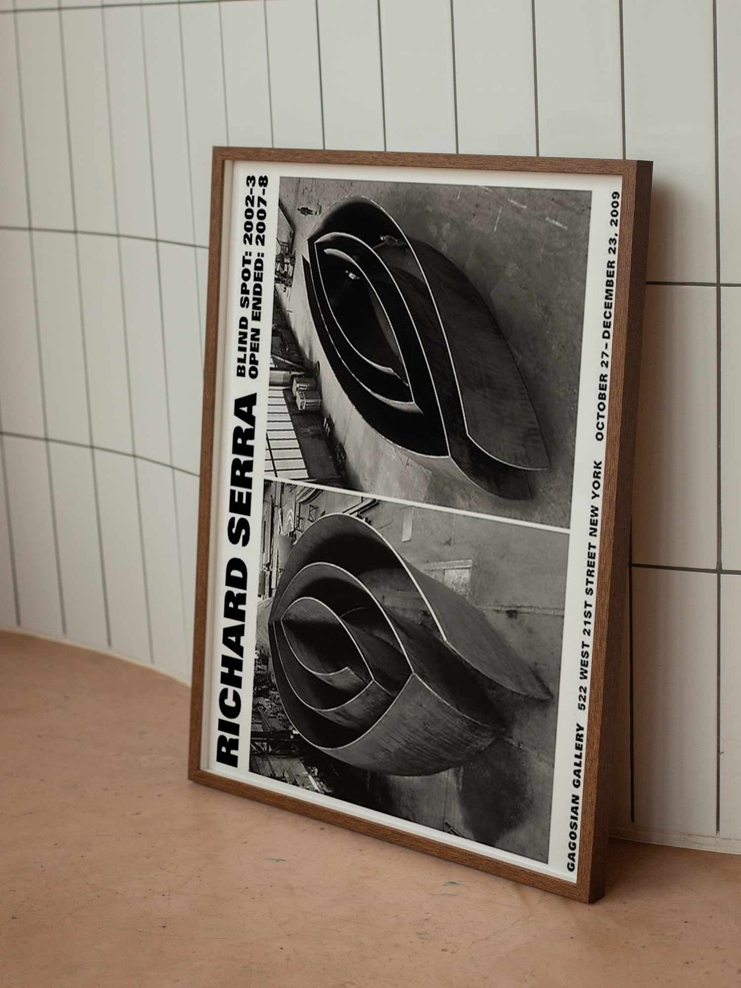 리처드 세라 건축 흑백 사진 대형 아트포스터 인테리어포스터 거실 액자