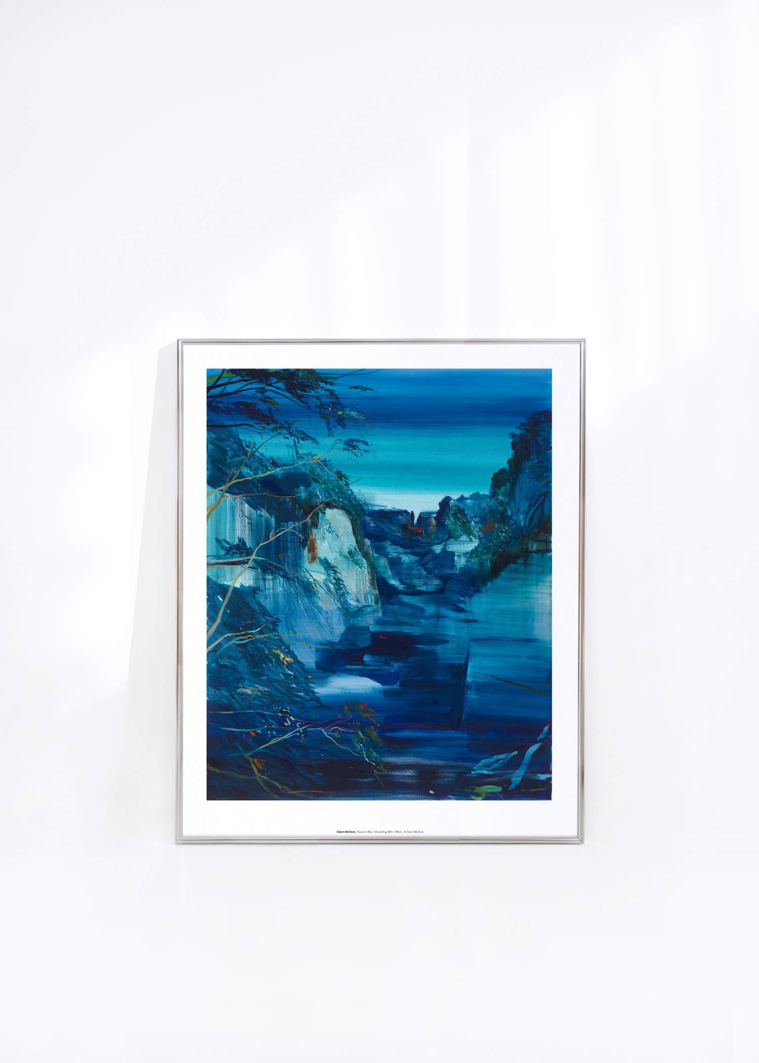 칼럼 맥클루어] Fissure in Blue 바다 그림 풍경 로얄아카데미 명화 빈티지 그림 아트포스터 인테리어포스터 거실 액자
