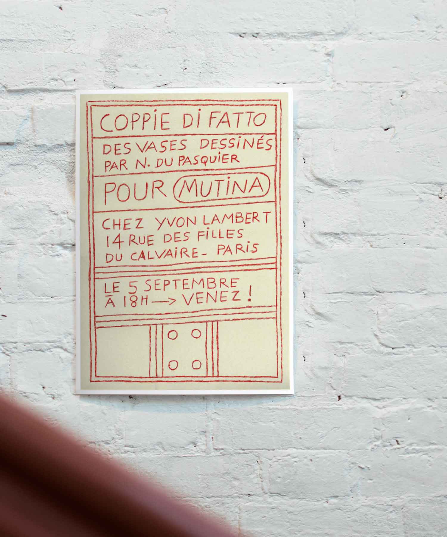 나탈리 뒤 파스퀴에 일러스트 미니 소형 그림 아트포스터 인테리어포스터 액자