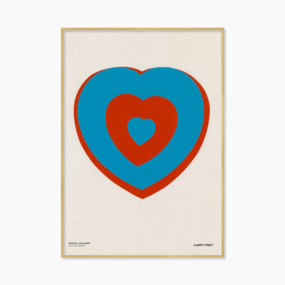 [마르셀 뒤샹] Fluttering Heart 70 x 100 cm