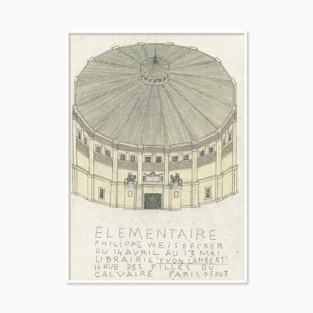 필립 와이즈베커 건축 일러스트포스터