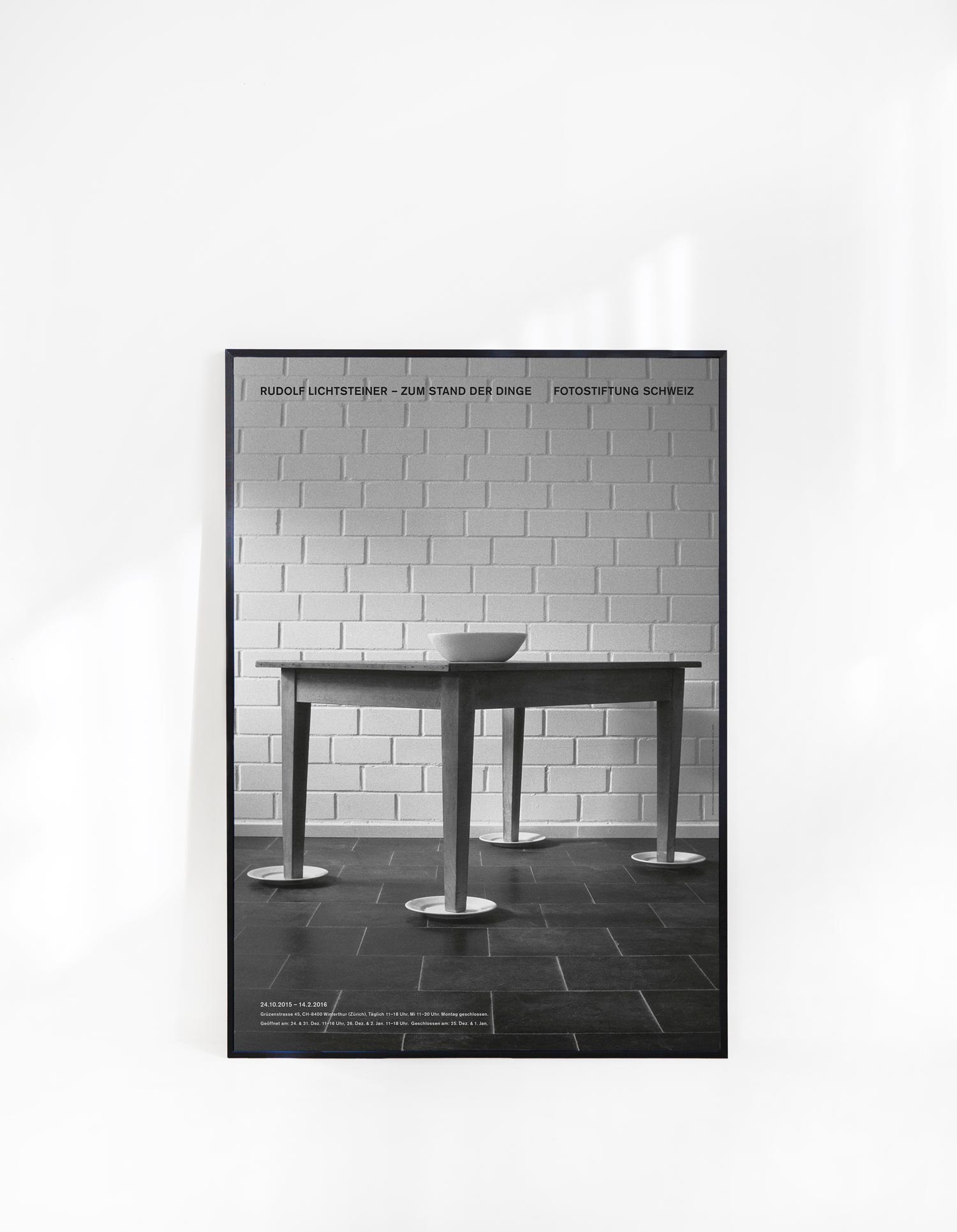 루돌프 리히트슈타이너 정물 흑백 사진 대형 아트포스터 인테리어포스터 거실 액자