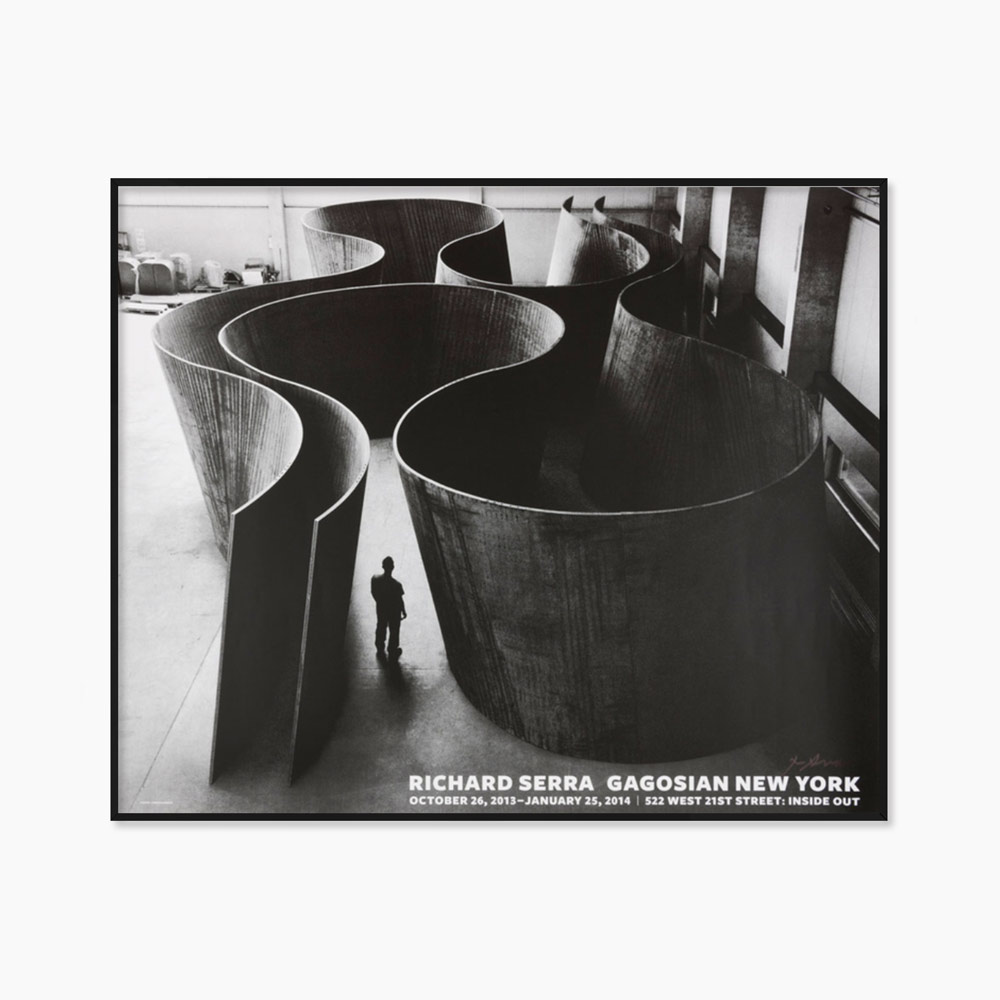리처드 세라 건축 흑백 사진 대형 아트포스터 인테리어포스터 거실 액자
