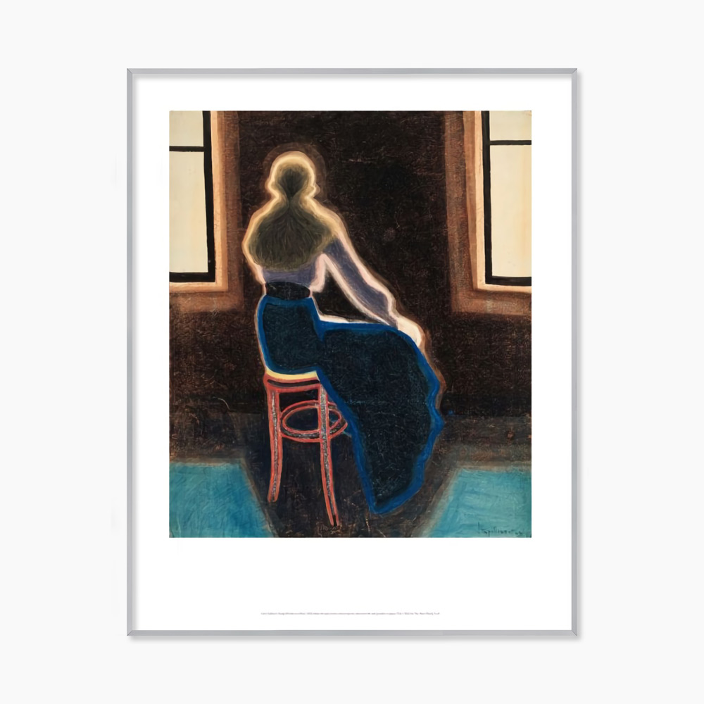 [레옹 스필리에르트] Woman on a Stool Repro (액자 포함) 28 x 35.5cm