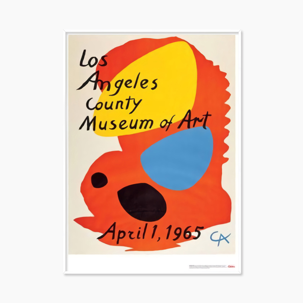 [알렉산더 칼더] Los Angeles County Museum of Art (액자 포함) 66 x 91 cm