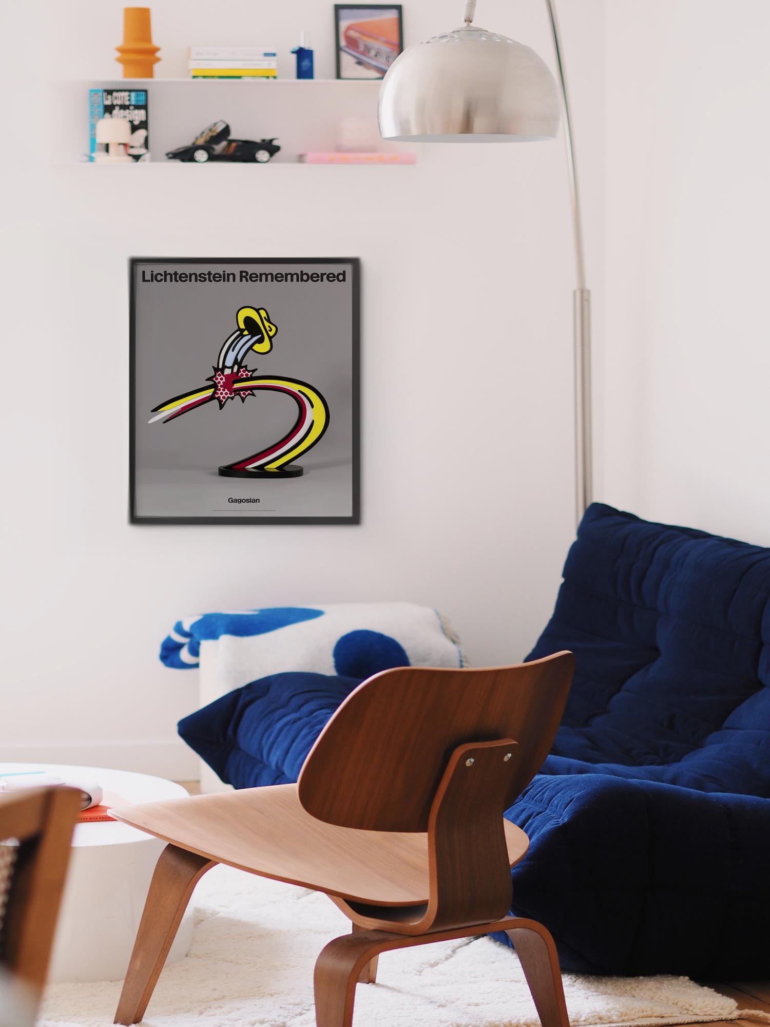 로이 리히텐슈타인 양면 사진포스터 인테리어 액자