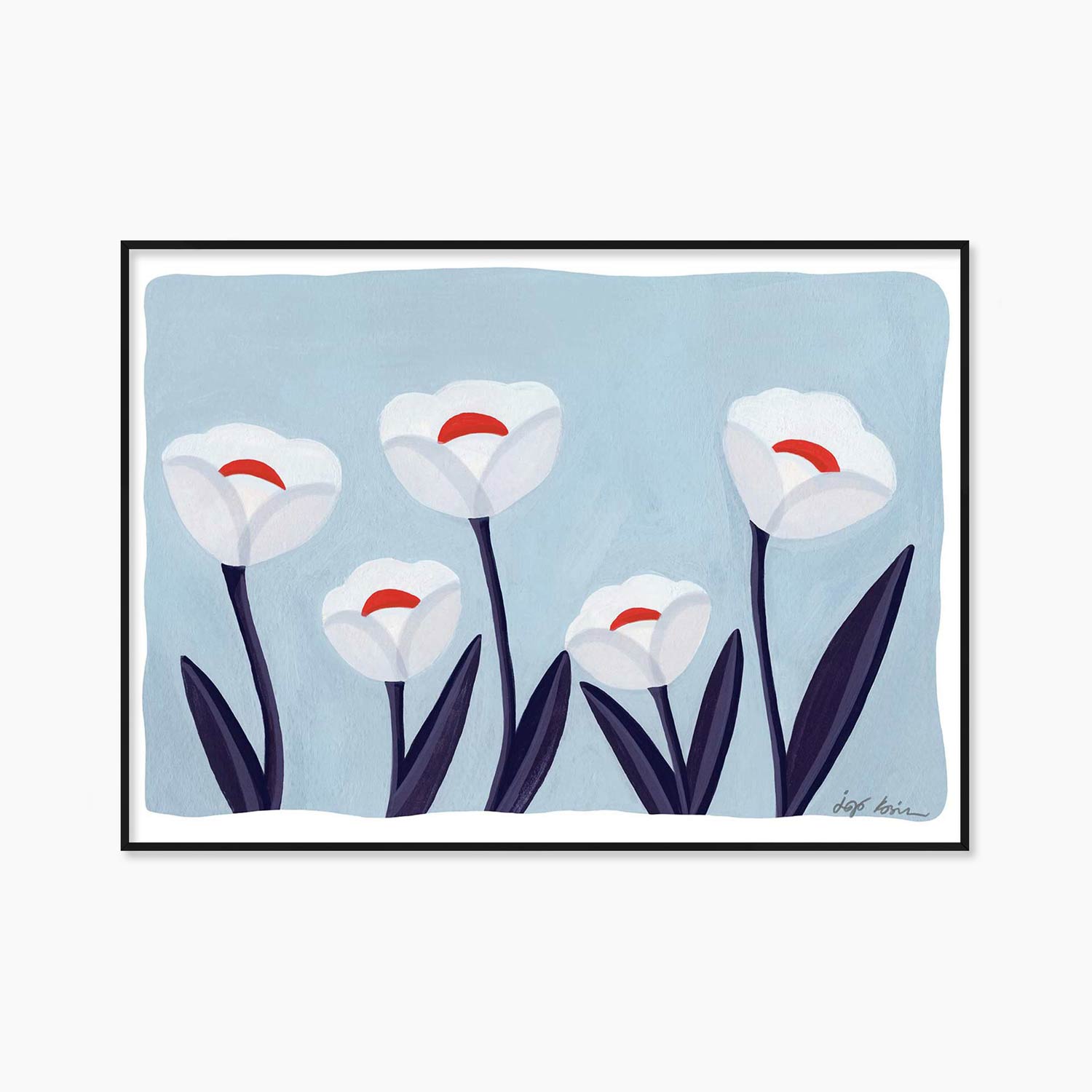 이가 코시츠카 Flowers 01 Iga Kosicka 50 x 70 cm 인테리어액자 아트포스터 더포스터클럽 꽃 플라워