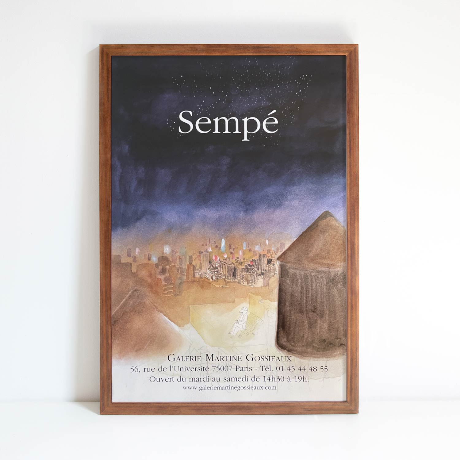 장자크 상페 빈티지 포스터 원목 액자