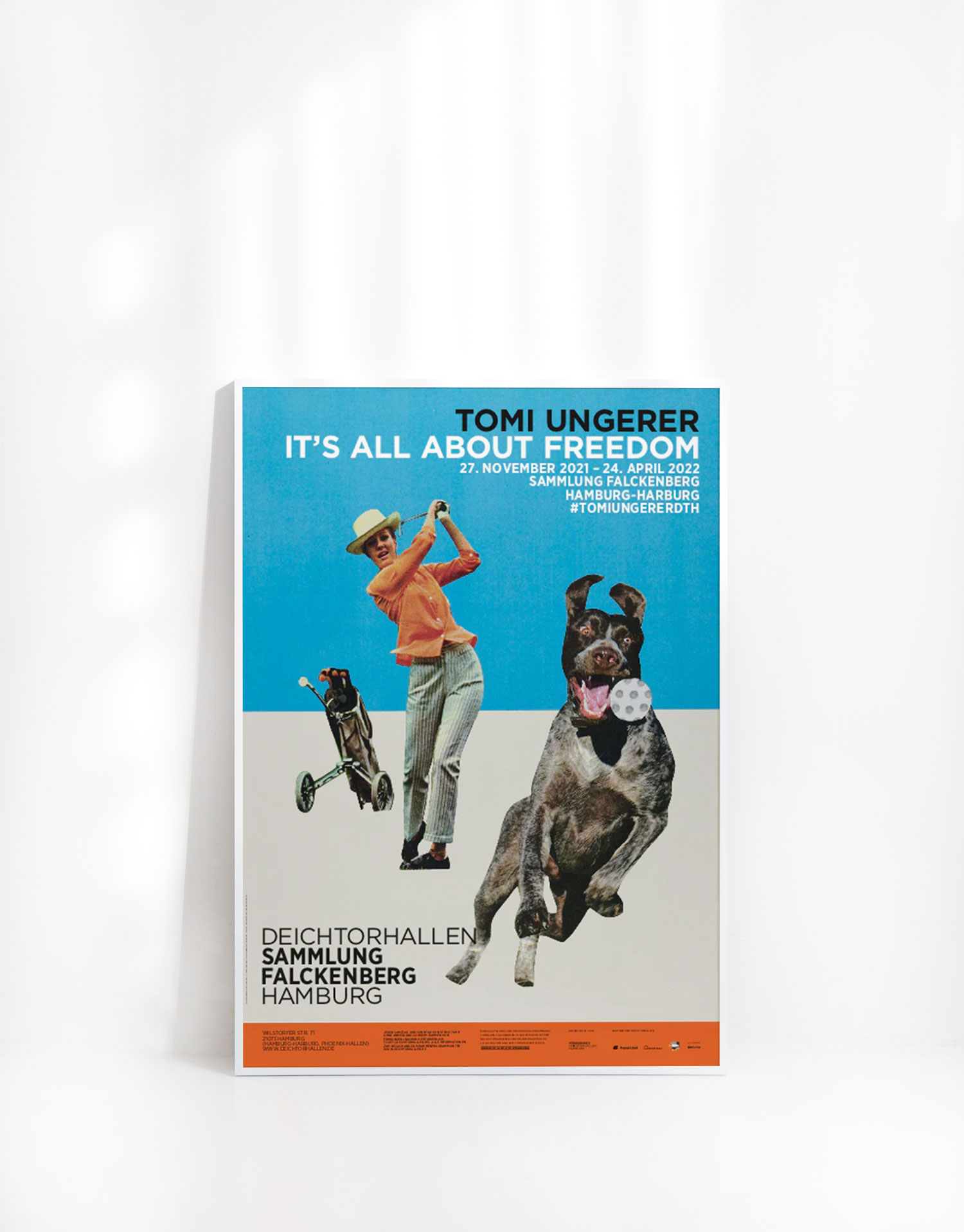 토미 웅거러 골프 포스터 액자