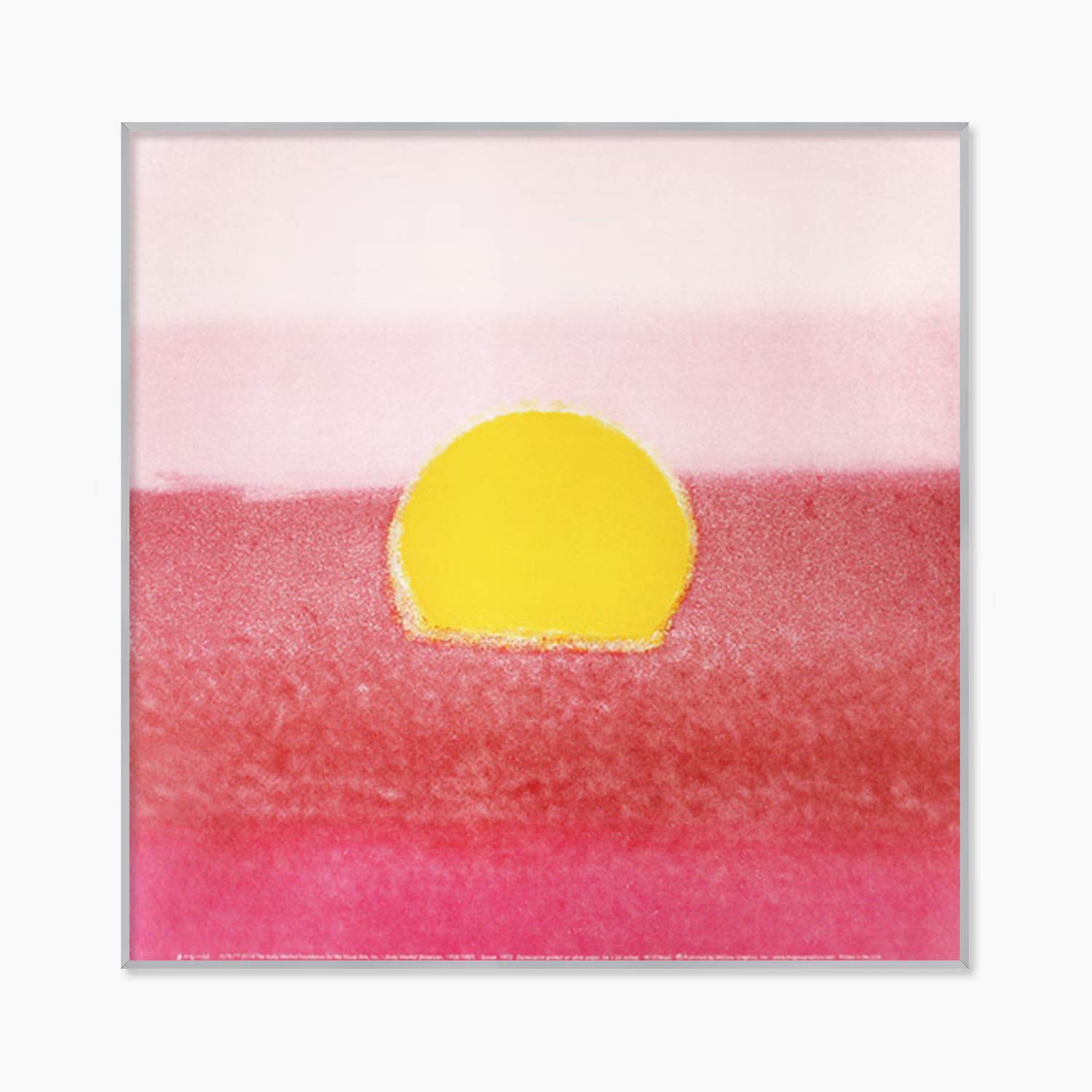 앤디 워홀 Sunset D 30 x 30 cm 선셋 그림 아트포스터 미니 액자