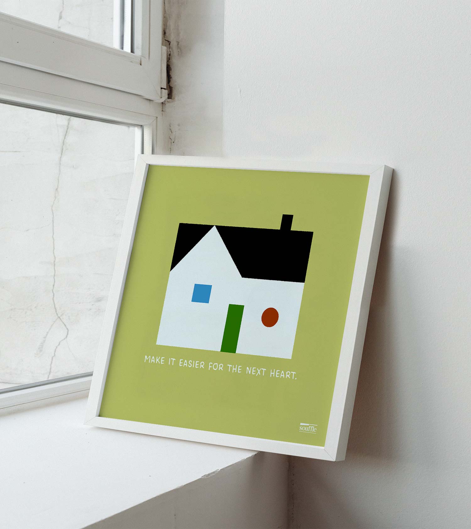 [souffle] Home, Slowly Green 20.3 x 20.3 cm