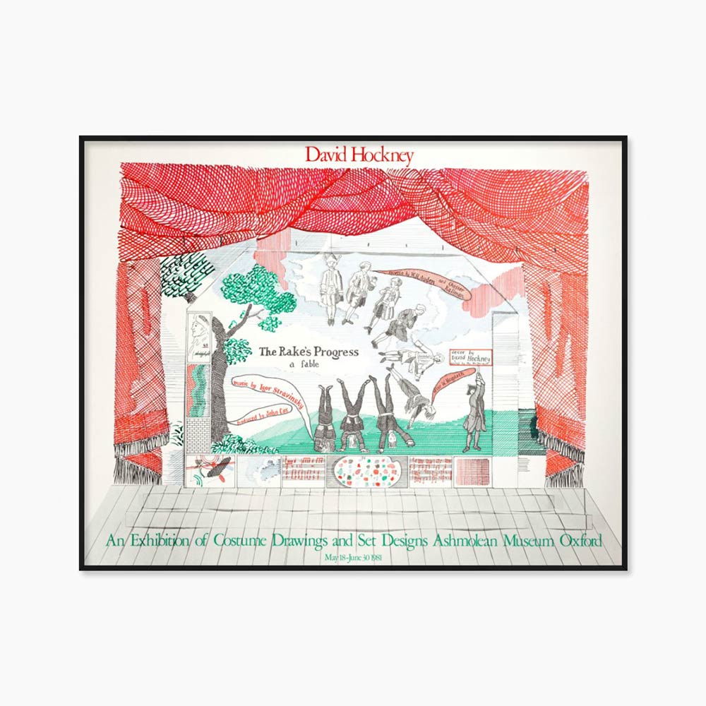 [데이비드 호크니 Original Vintage] The Rake's Progress (액자 포함) 96.5cm x 76.2 cm