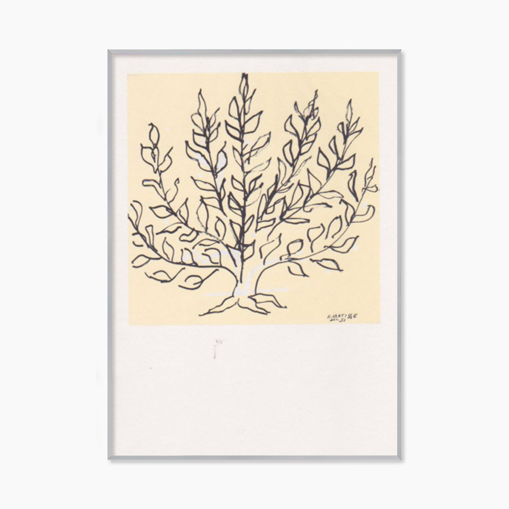 [앙리 마티스] Le Buisson (액자 포함) 15 x 21.5 cm