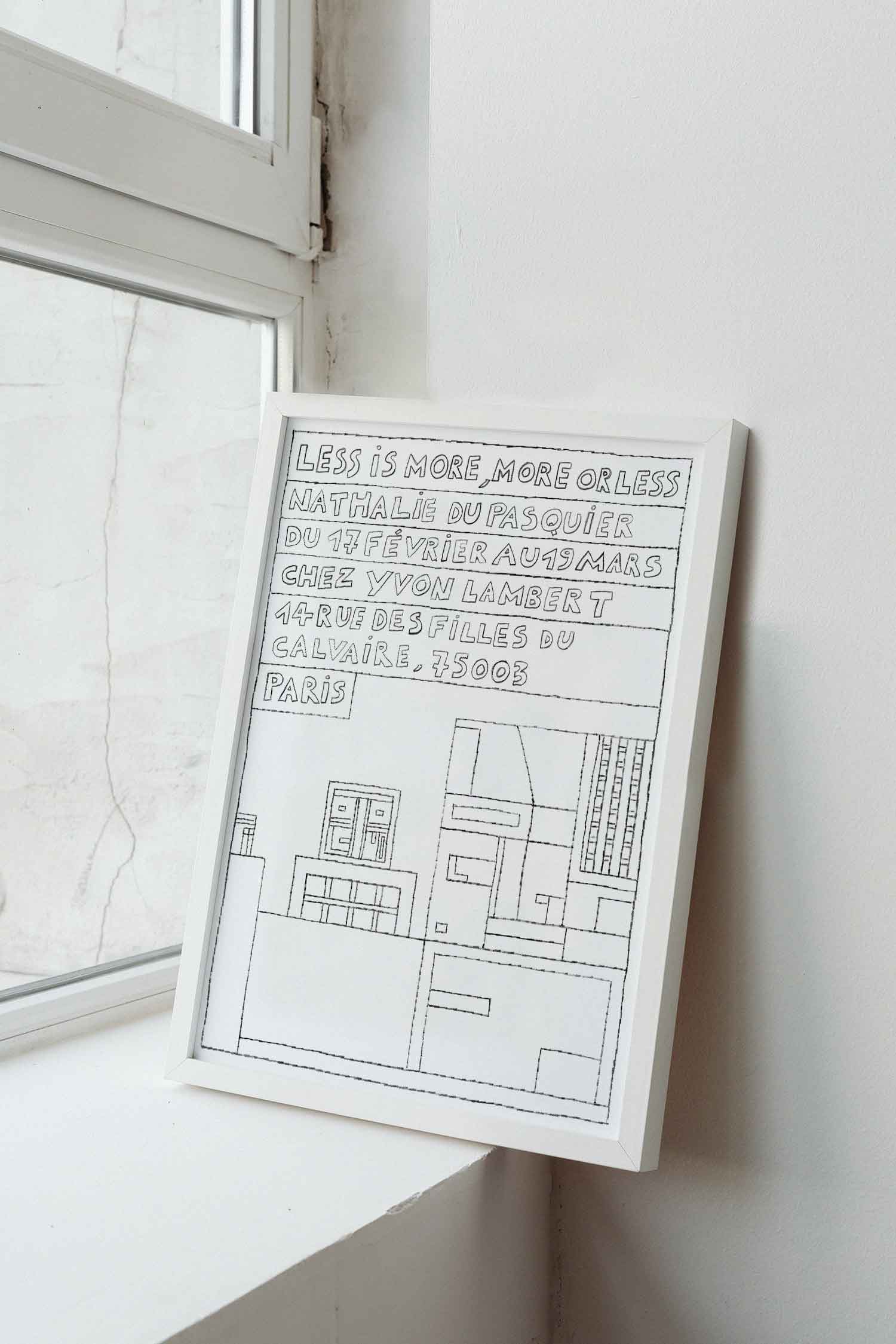 나탈리 뒤 파스퀴에 드로잉 포스터