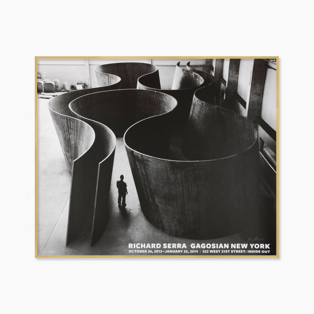 리처드 세라 건축 흑백 사진 대형 아트포스터 인테리어포스터 거실 액자