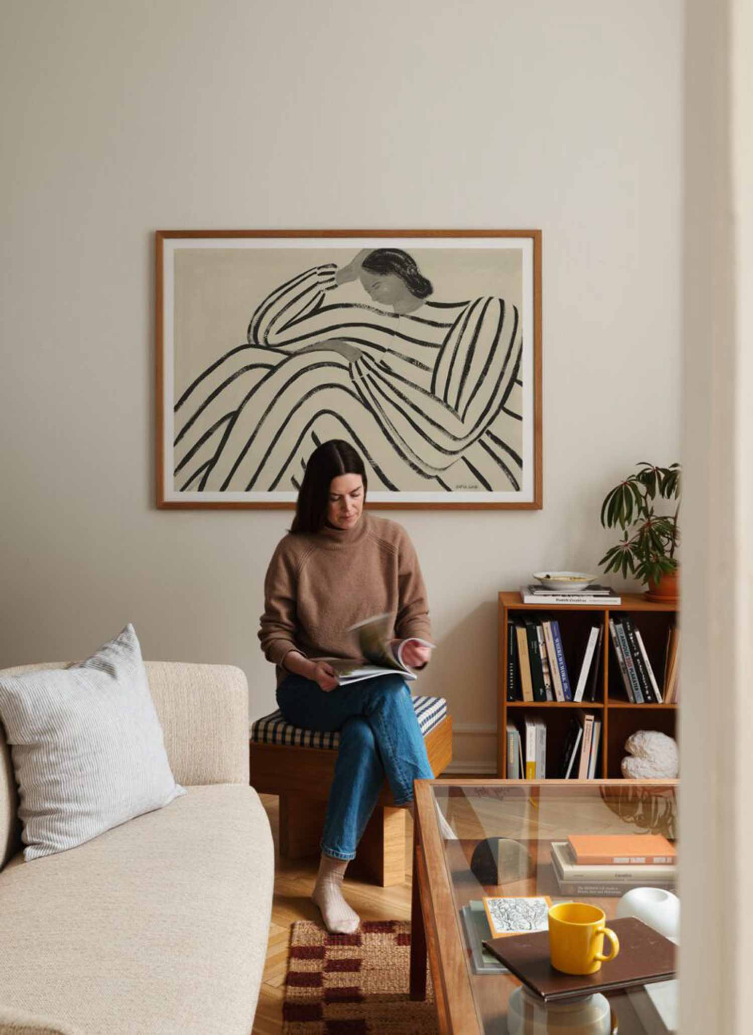 소피아 린드 Waiting 그림 아트포스터 인테리어포스터 거실 액자